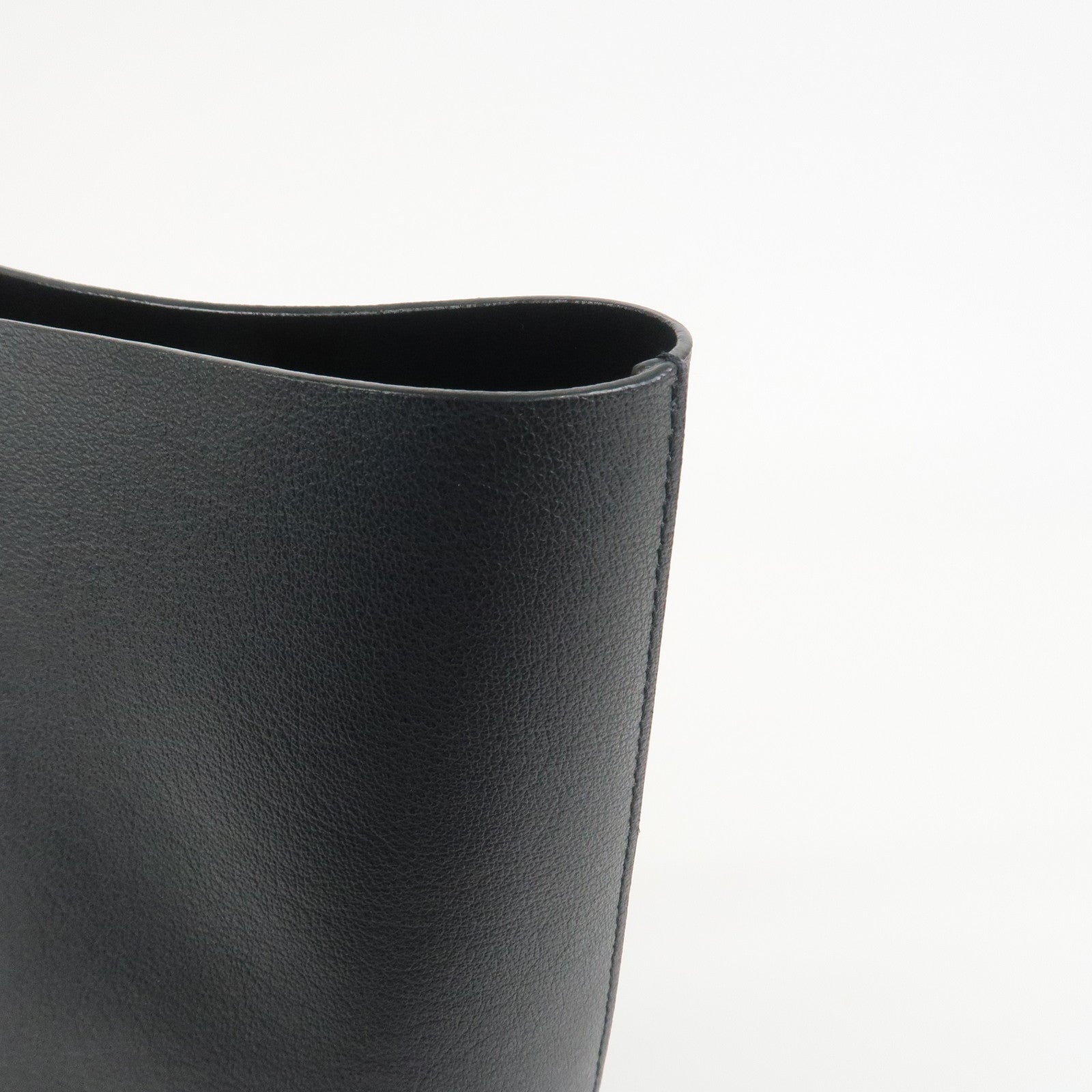 SAINT LAURENT PARIS Shopping Bag EAST WEST Tote Bag Black 600281