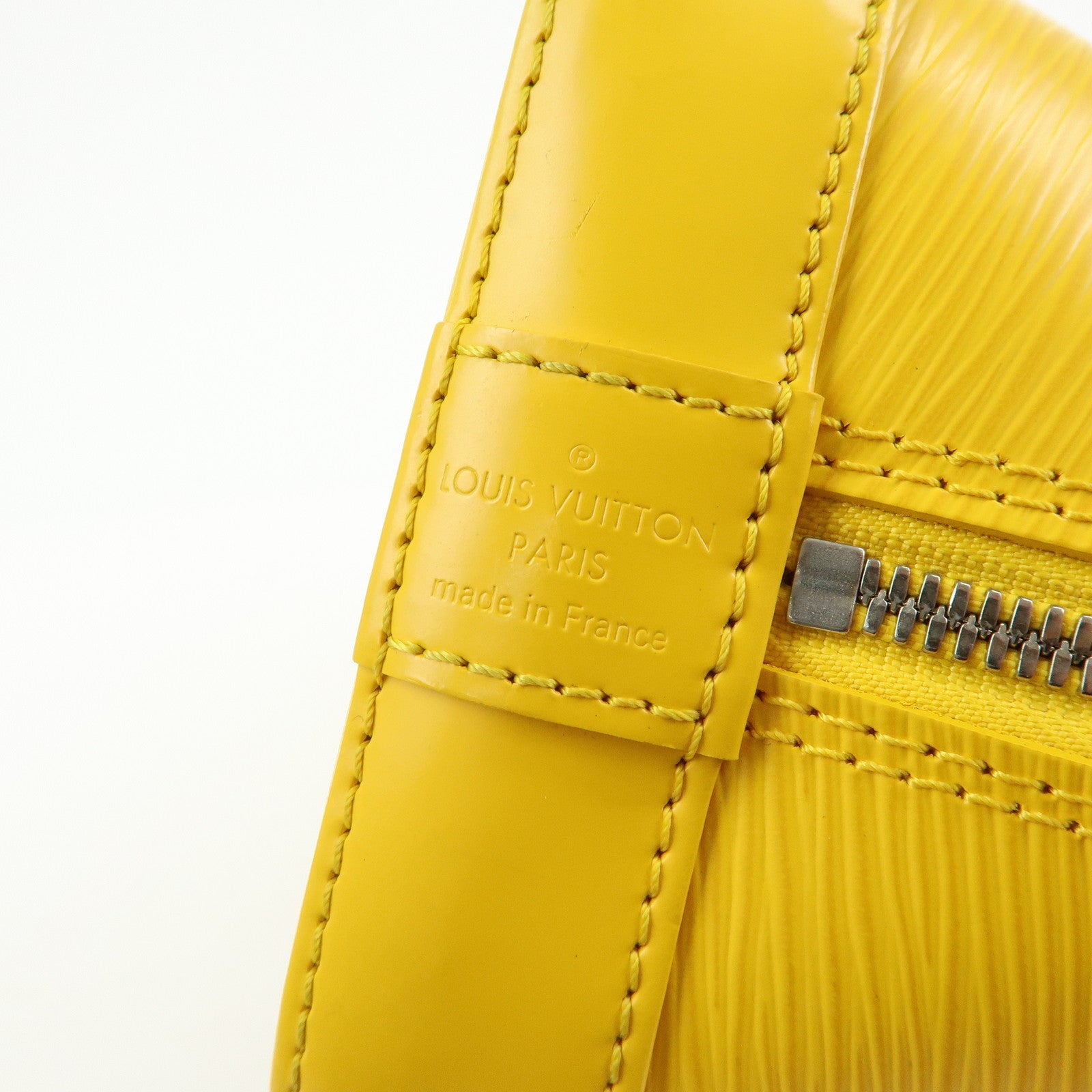 Louis Vuitton Epi Alma Epi Leather PM Hand Bag Citron M40619