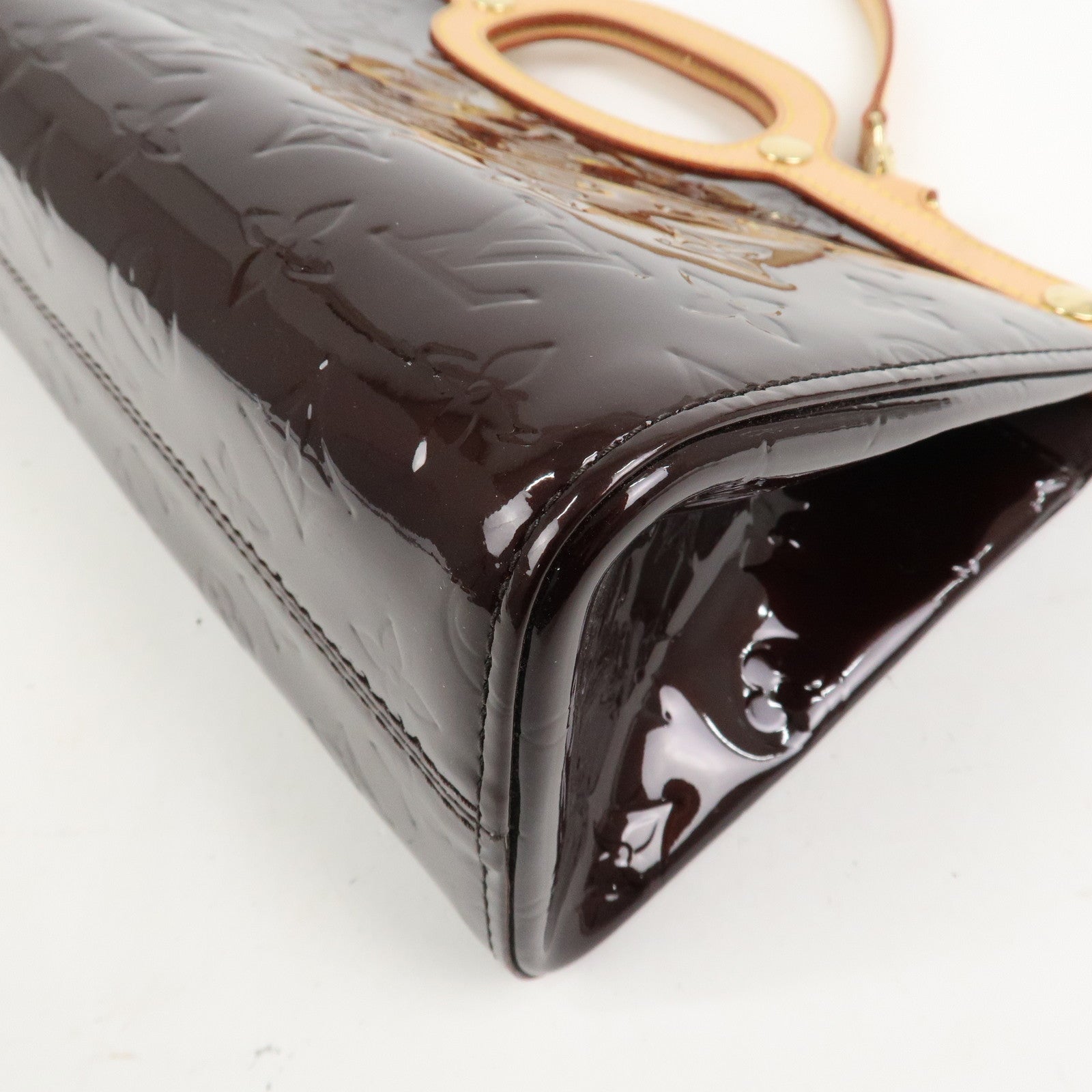 Louis Vuitton Monogram Vernis Roxbury Drive Bag Amarante M91995