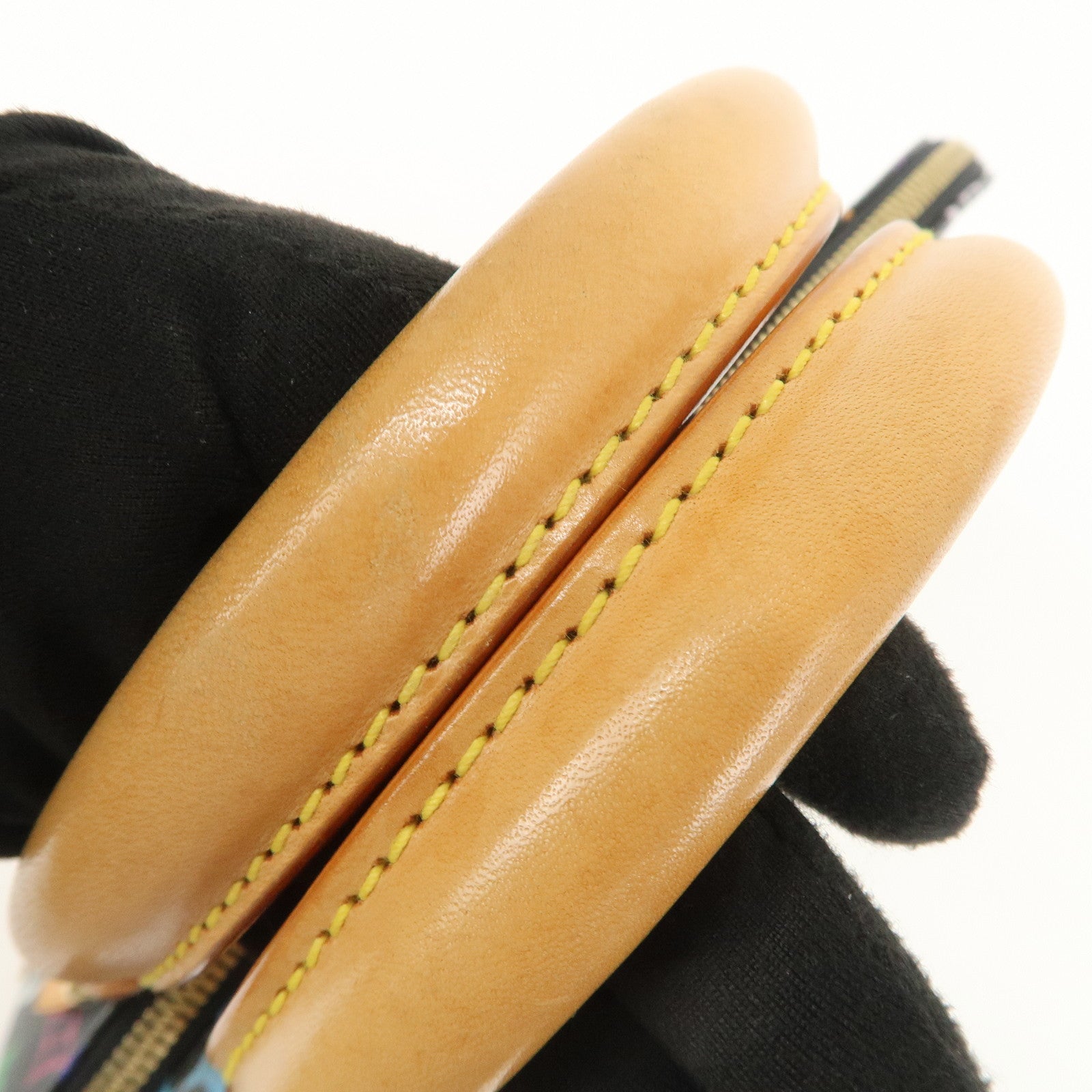 Louis Vuitton Monogram Multicolor Alma Hand Bag Noir M92646