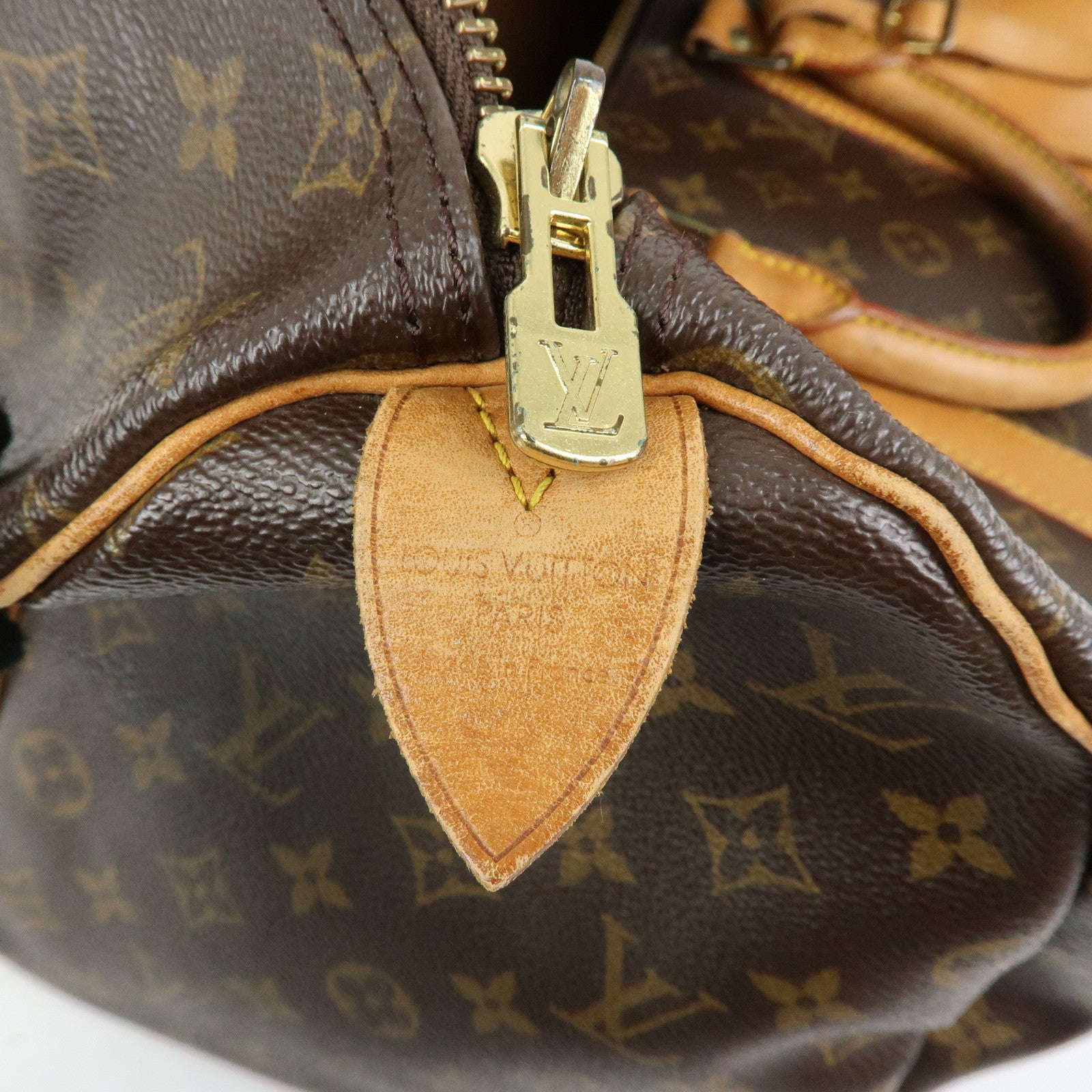 Louis Vuitton Monogram Keep All 45 Boston Bag Brown M41428