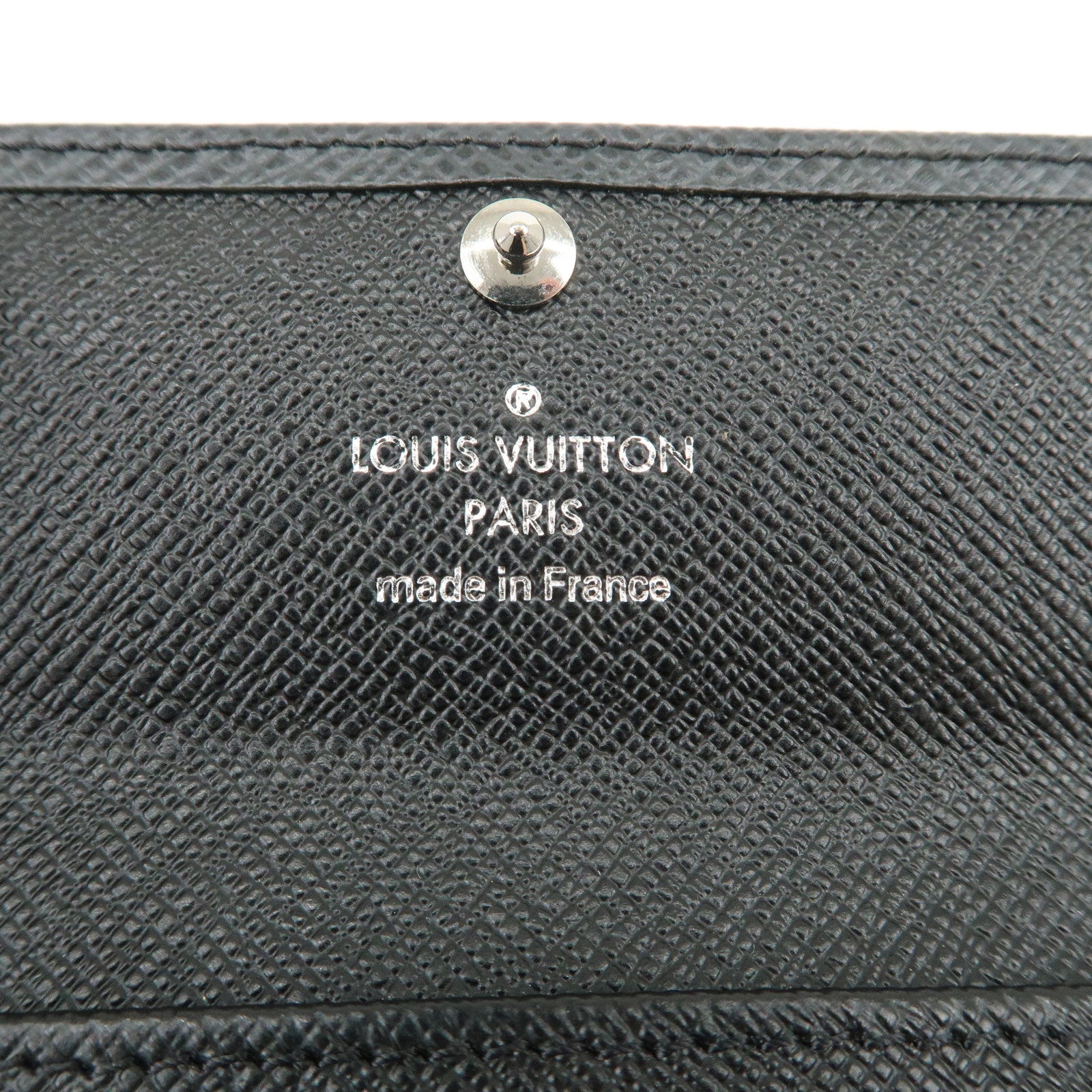 Louis Vuitton Taiga Leather Multicles 4 Key Case Ardoise M30522