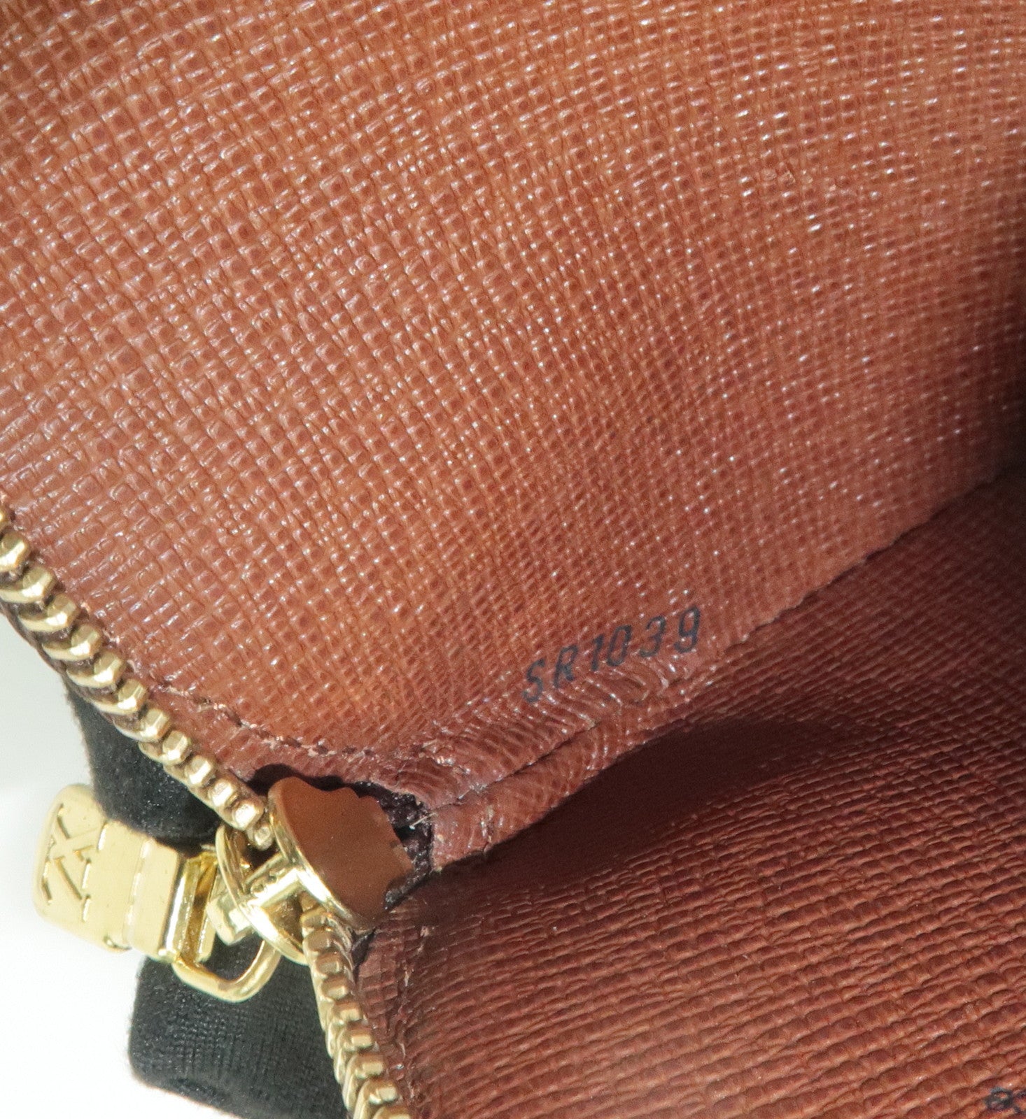 Louis Vuitton Monogram Porte Monnaie Rond Coin Case M61926 Used