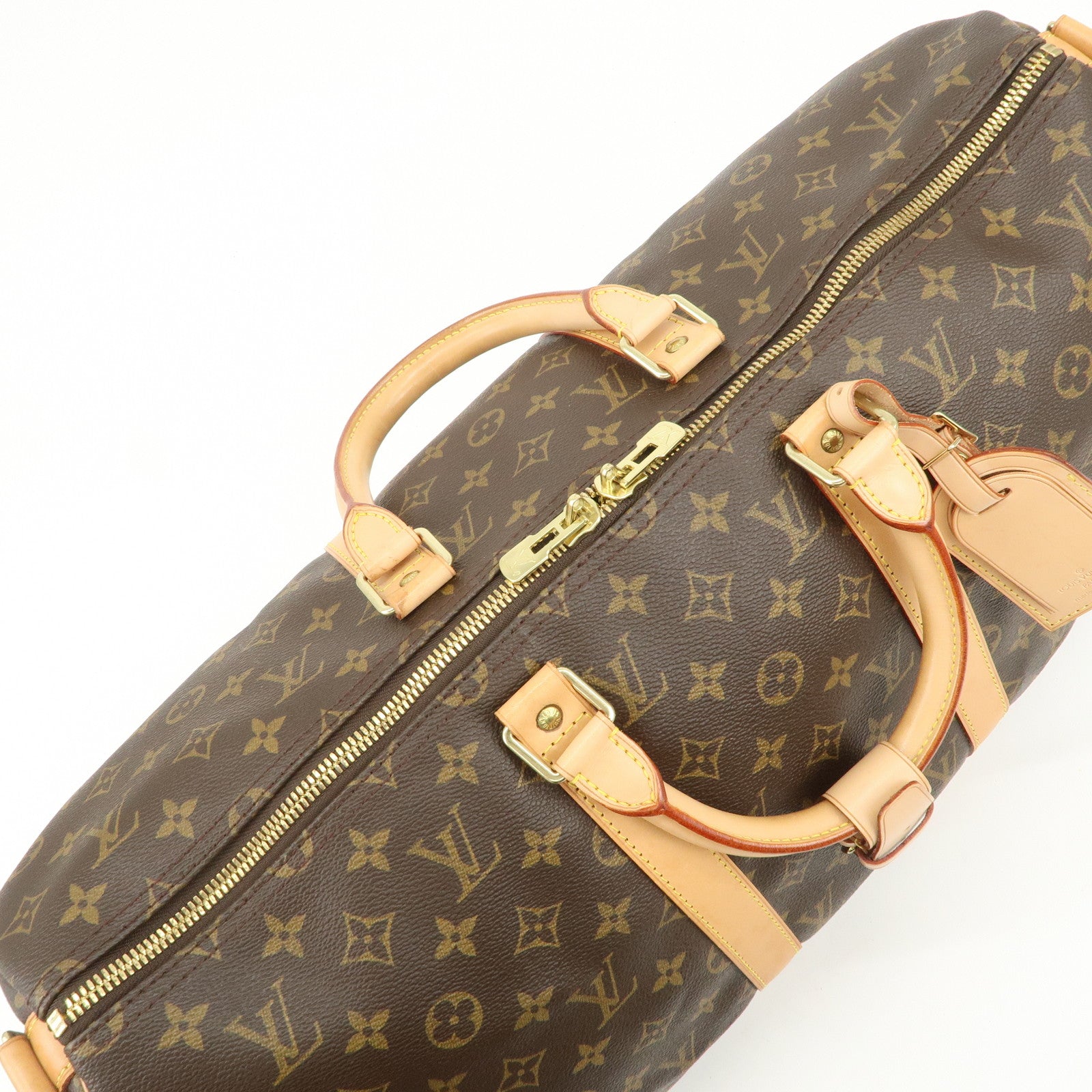 Louis Vuitton Monogram Keep All 50 Bandouliere Boston Bag M41416