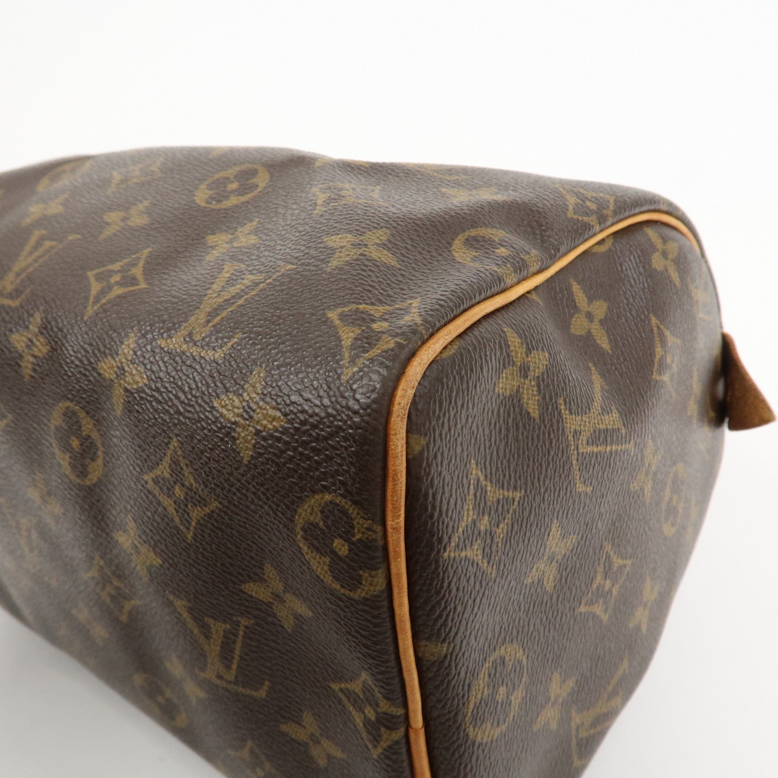 Louis Vuitton Monogram Speedy 25 Boston Bag Hand Bag Brown M41528