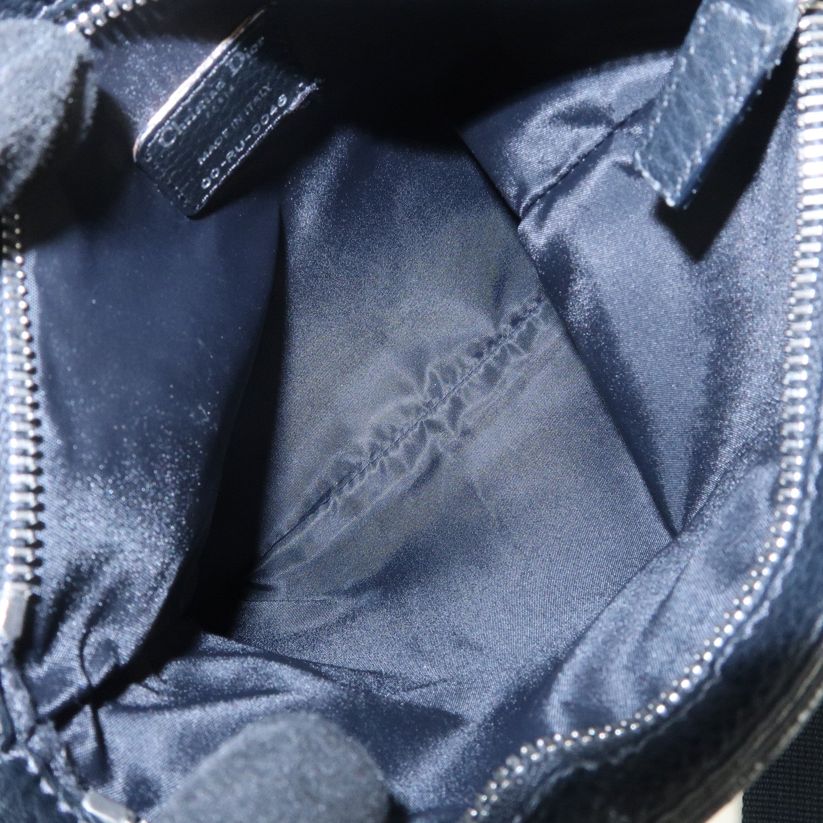 Christian Dior Street Chic Trotter Canvas Leather Shoulder Bag