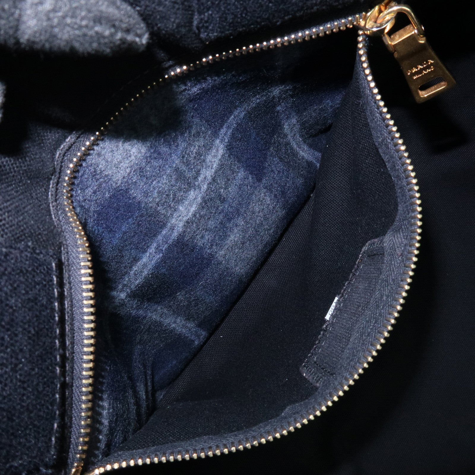 PRADA Triangle Logo Canapa Tote Bag Hand Bag Brown Khaki BN2020