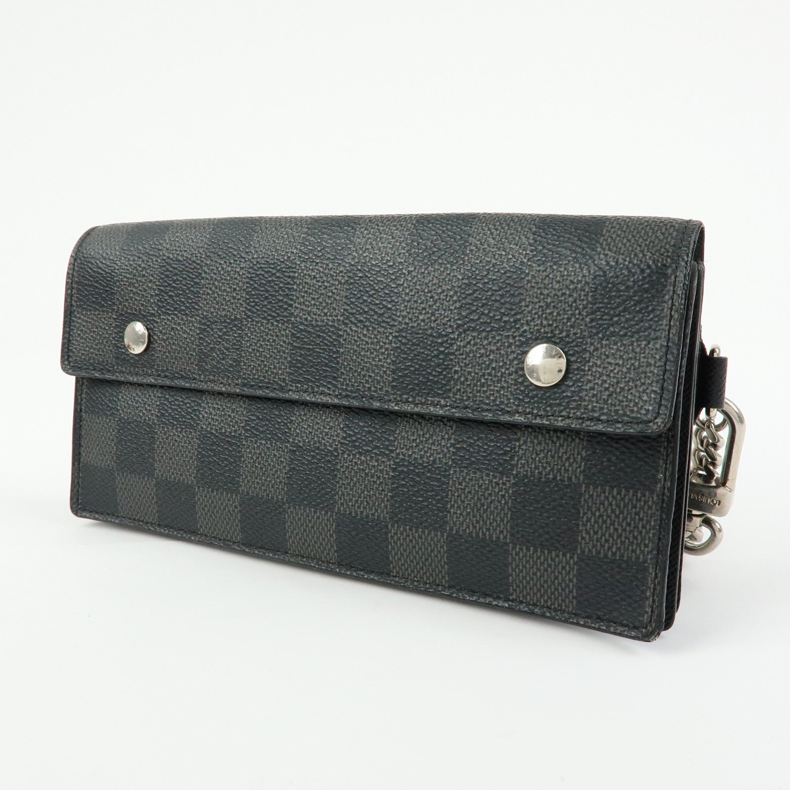 Louis Vuitton Damier Graphite Portefeuille Accordion Wallet N60023