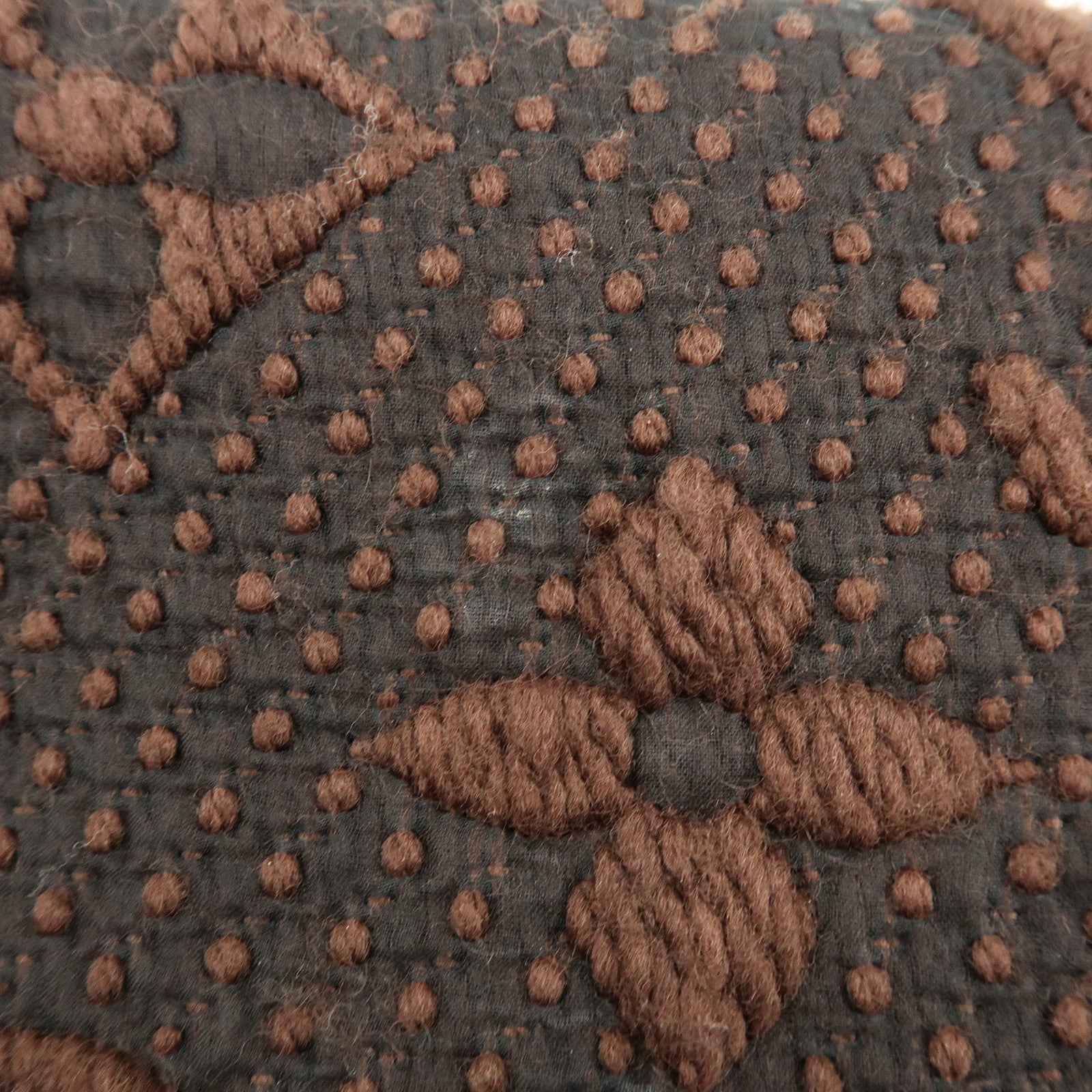 Louis Vuitton Écharpe Logomania Wool Silk Scarf Marron M72241