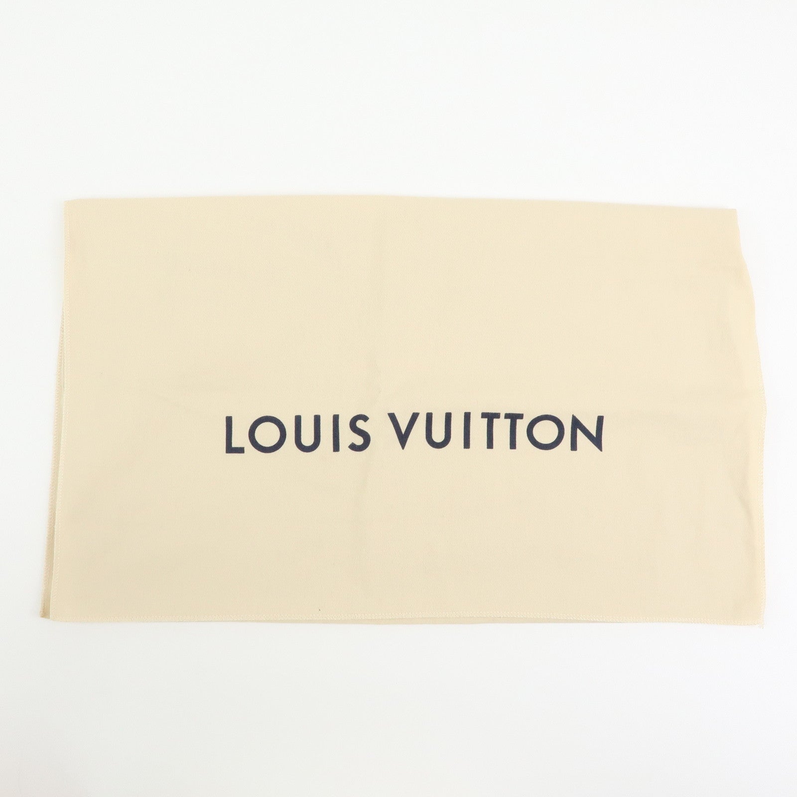 Louis Vuitton Set of 10 Dust Bag Storage Bag Flap Style Beige