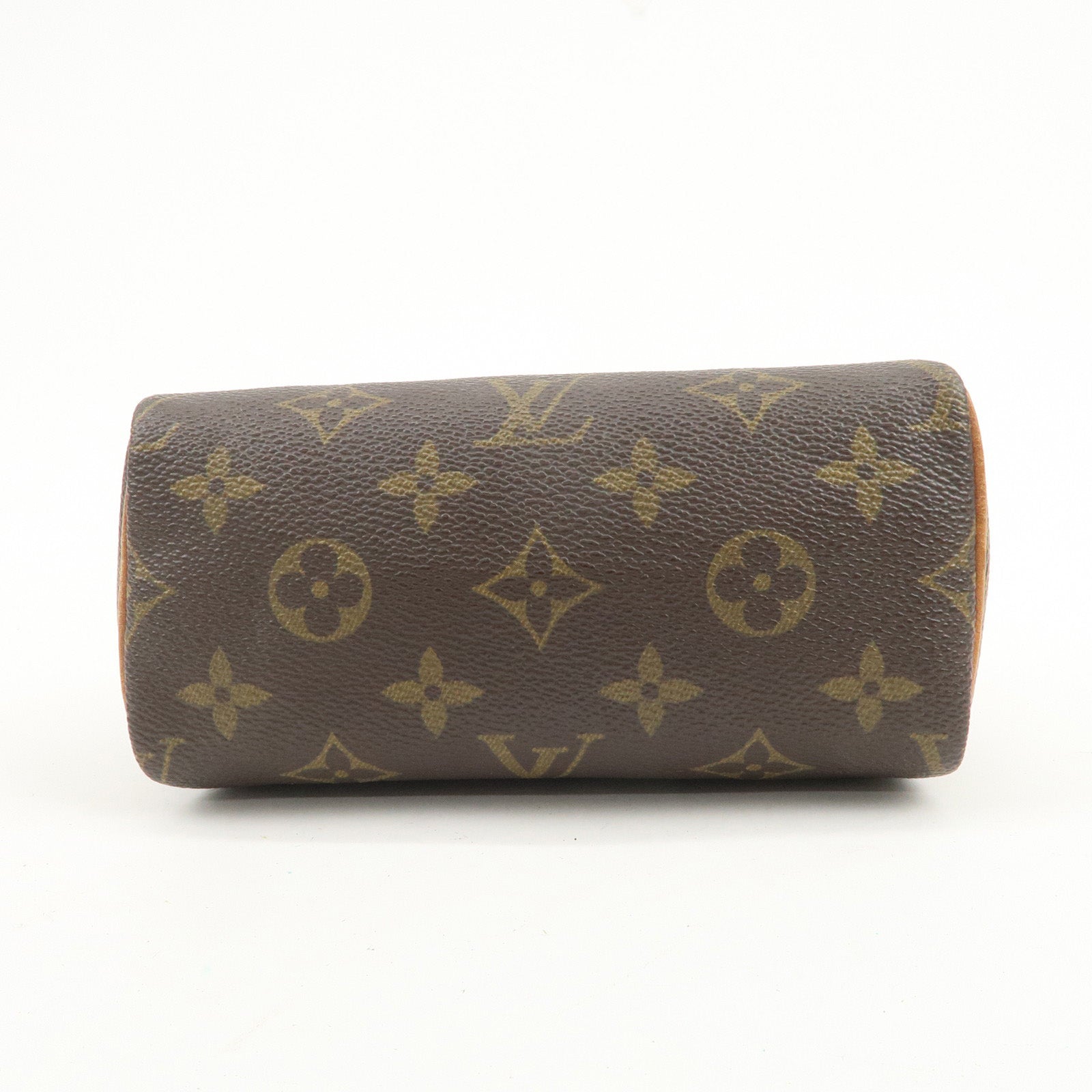 Louis Vuitton Monogram Mini Speedy Hand Shoulder Bag Brown M41534