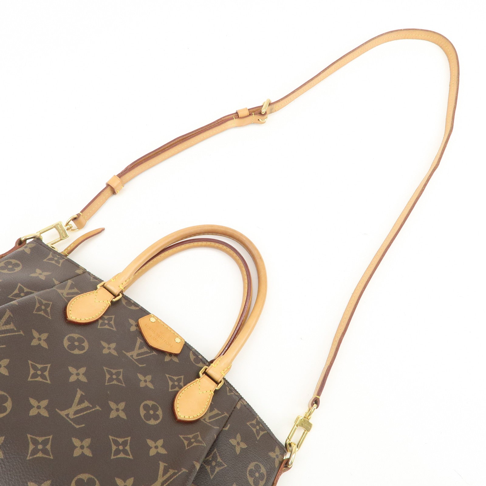 Louis Vuitton Monogram Turenne PM 2Way Hand Bag Brown M48813