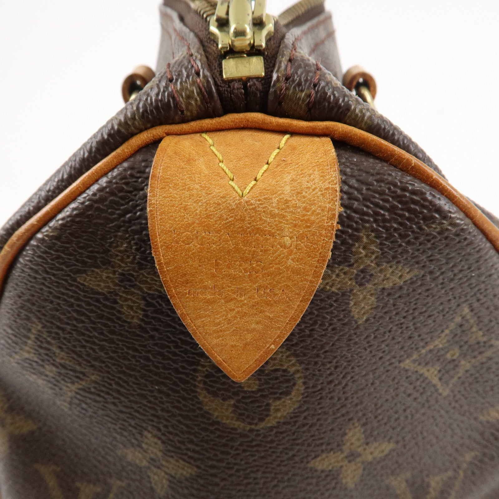 Louis Vuitton Monogram Speedy 25 Hand Bag Boston Bag M41528 Used