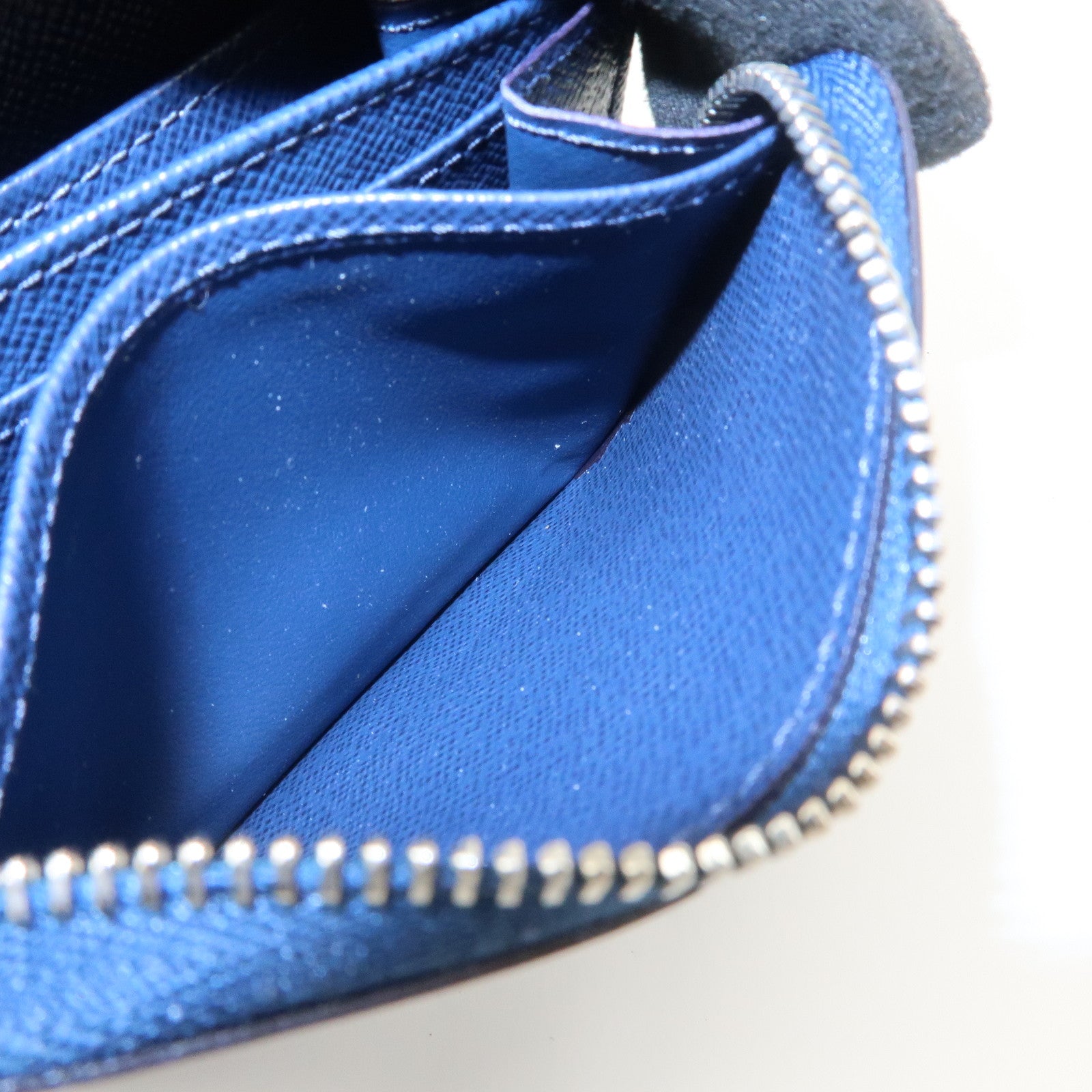 Louis Vuitton Epi leather Zippy Round Coin Case Andigo Blue M60384