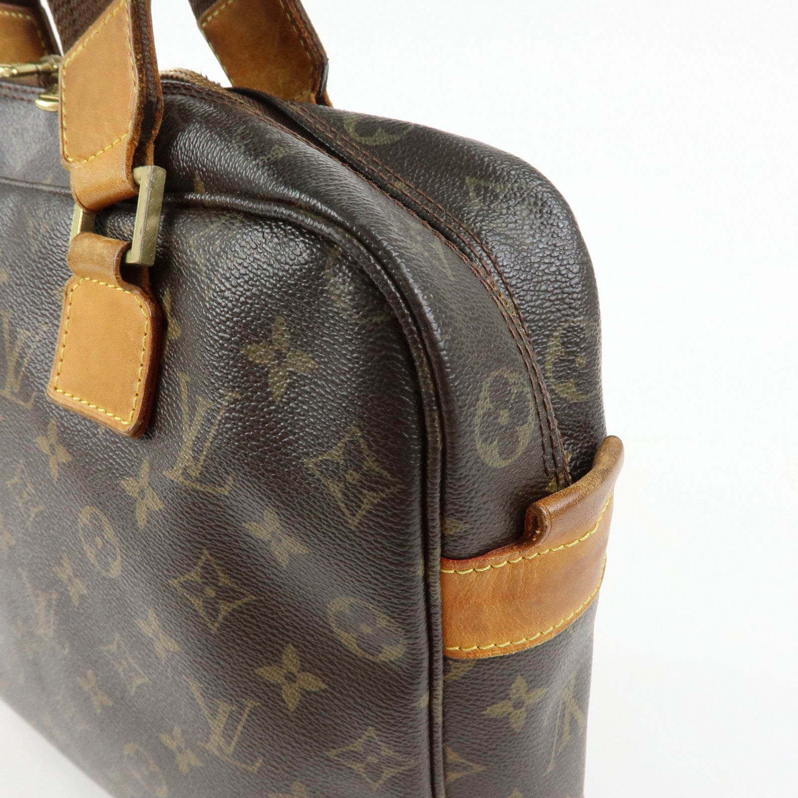 Louis Vuitton Monogram Sac Bosphore 2Way Business Bag Brown M40043