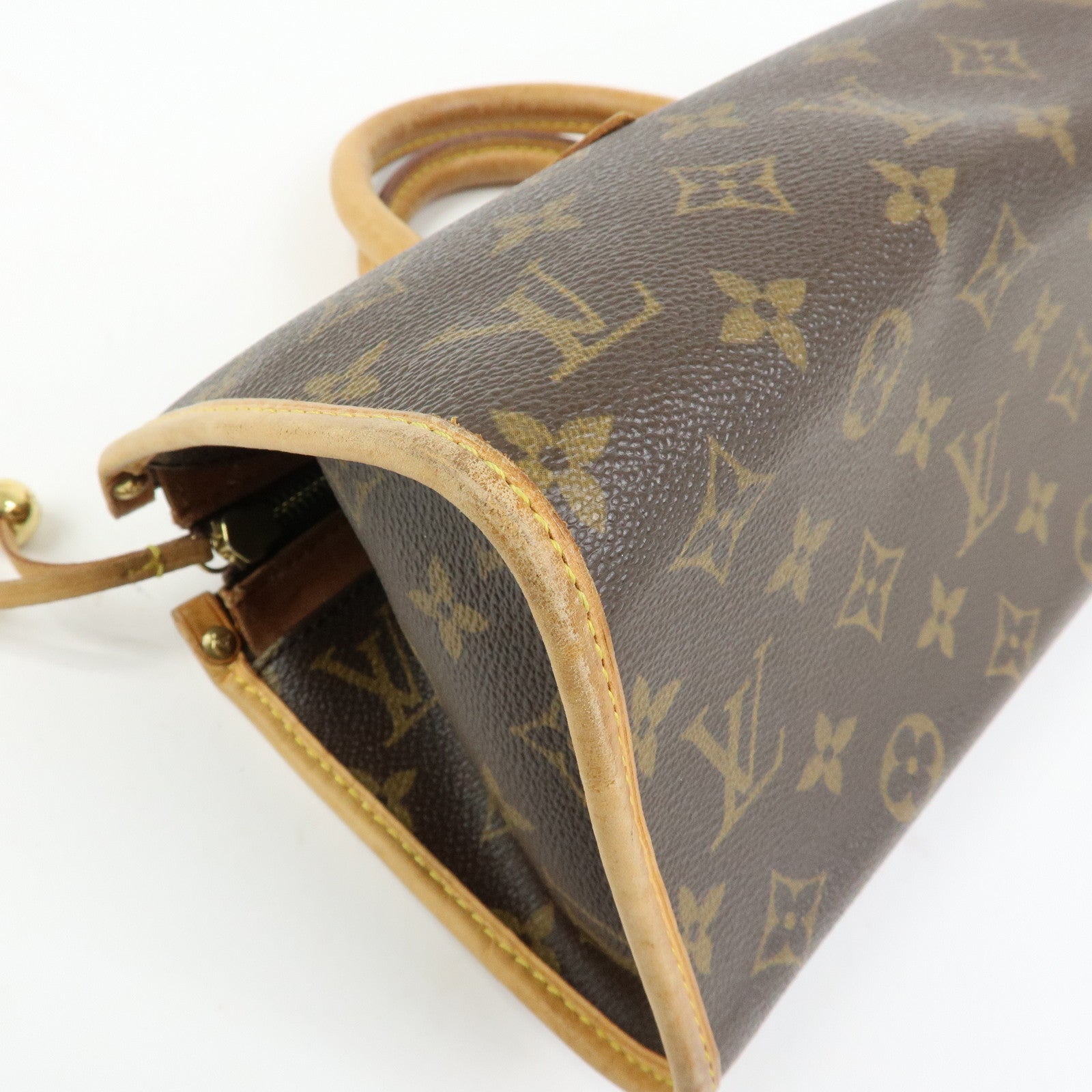 Louis Vuitton Monogram Popincourt Hand Bag Brown M40009