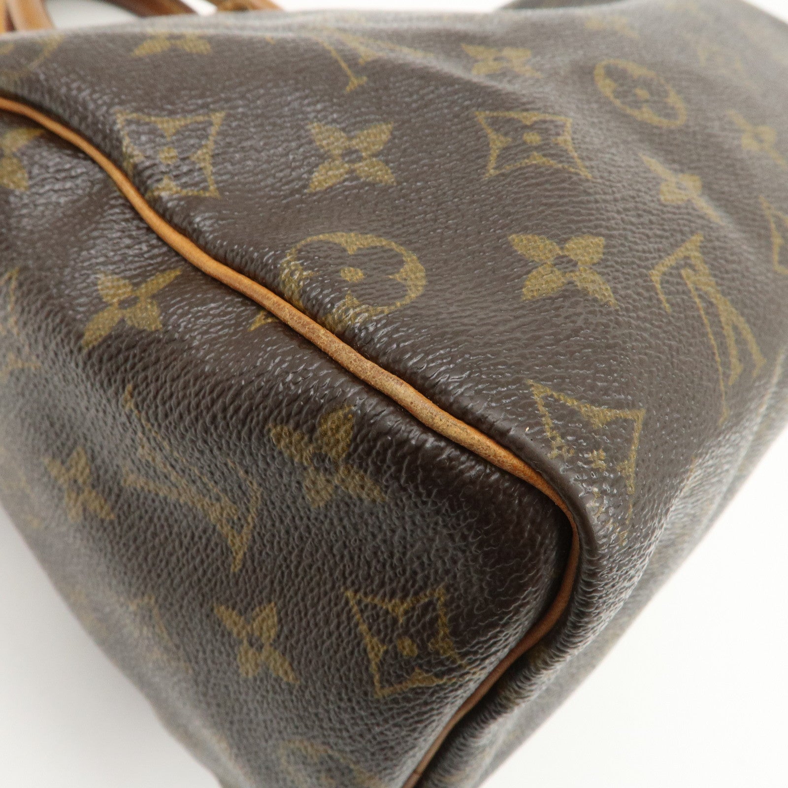 Louis Vuitton Monogram Speedy 25 Hand Bag Boston Bag Brown M41528 Used