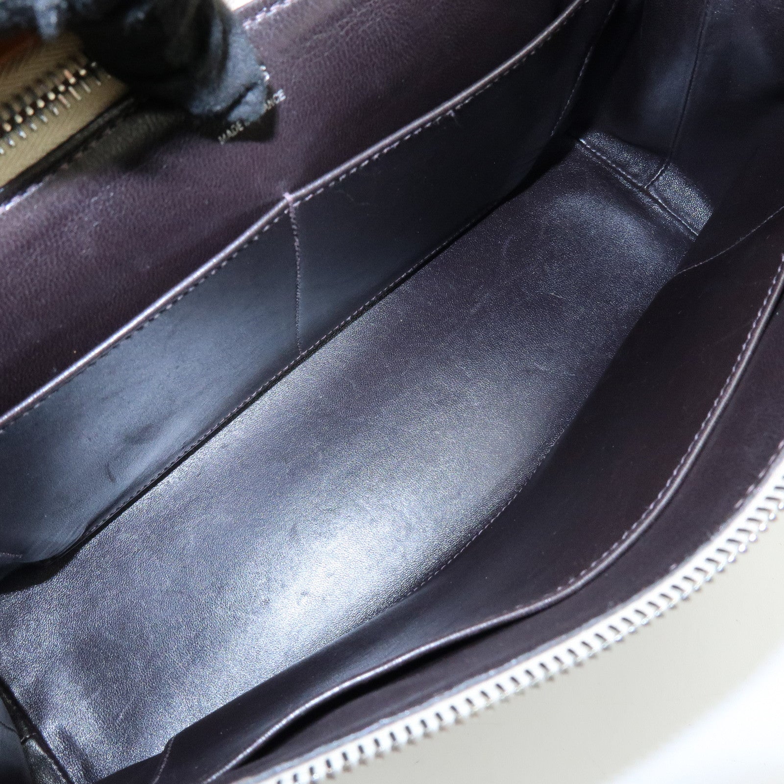 HERMES Yo Bag Crinoline Calf Leather ▢G Stamped Shoulder Bag Brown