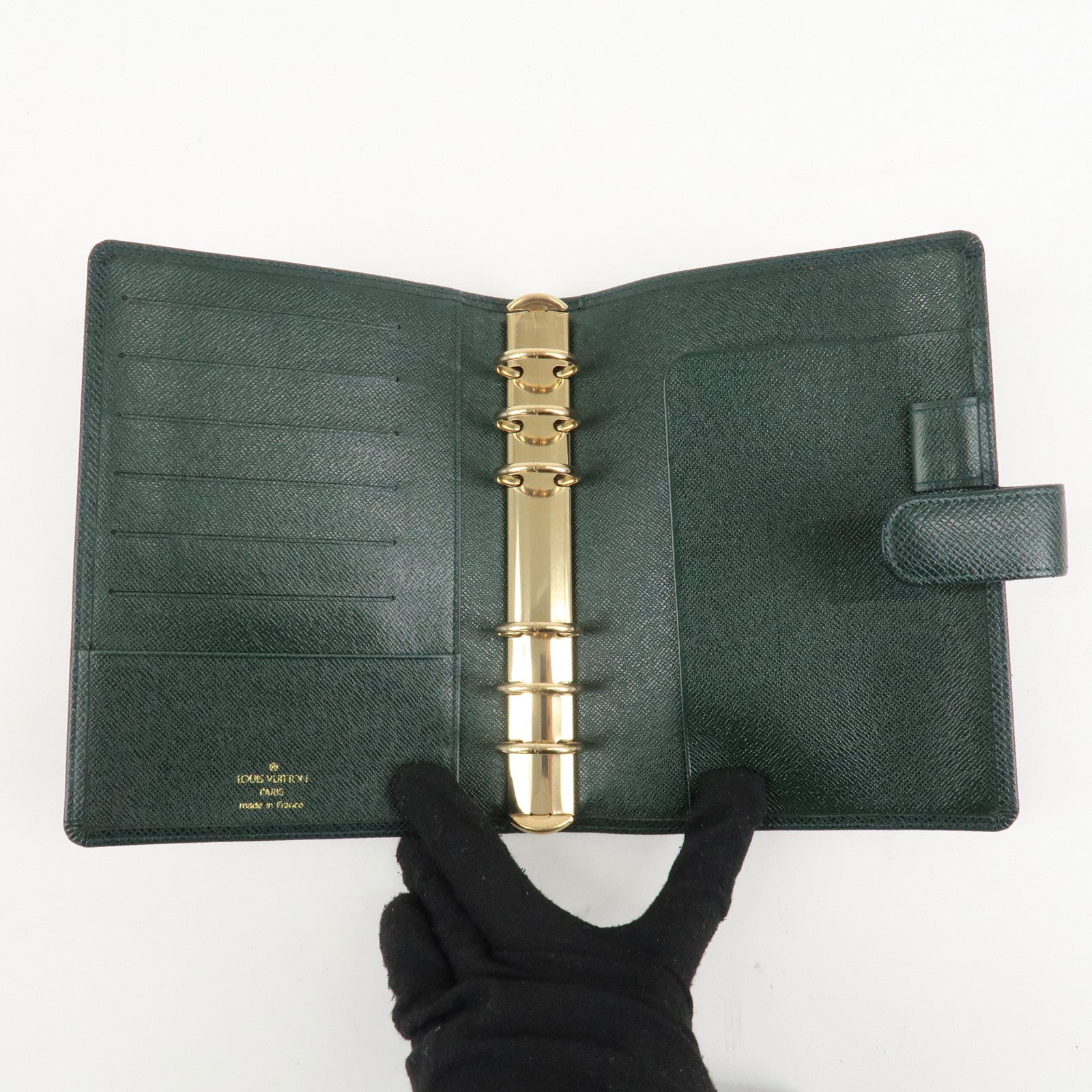 Louis Vuitton Epi Agenda MM Planner Cover Epicea R20431 Used