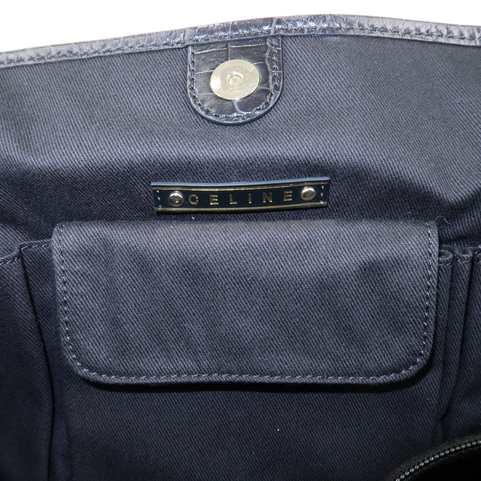 CELINE Bitter Sweet C Macadam Hand Bag Shoulder Bag Brown