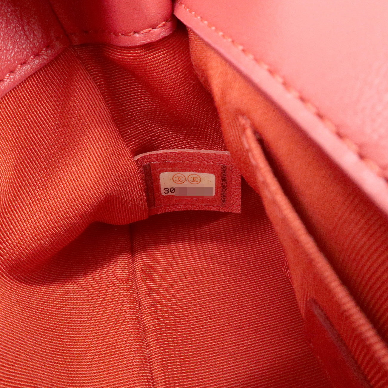 CHANEL Mini Matelasse Lamb Skin Chain Shoulder Crossbody Bag Pink