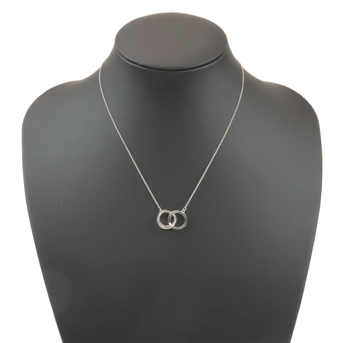 Tiffany & Co 1837 Interlocking Circle Necklace SV925 Silver