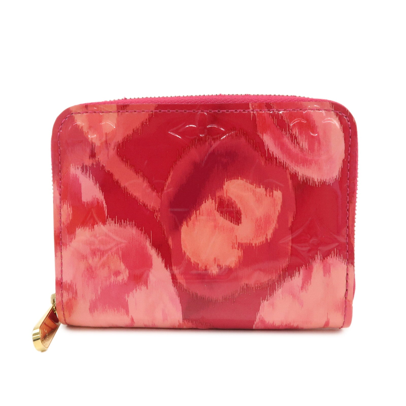 Louis Vuitton Monogram Vernis Ikat Flower Zippy Coin Purse M90030 Used