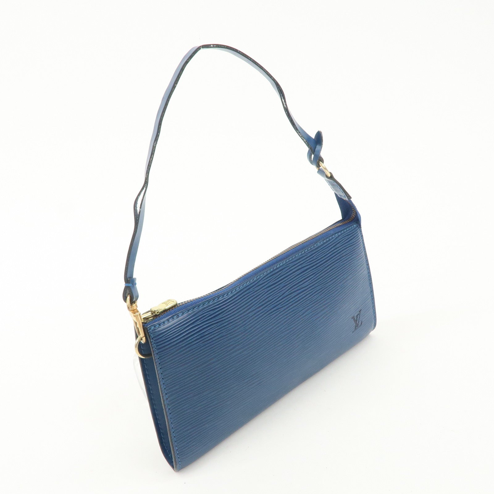 Louis Vuitton Epi Pochette Accessoires Pouch Toledo Blue M52945