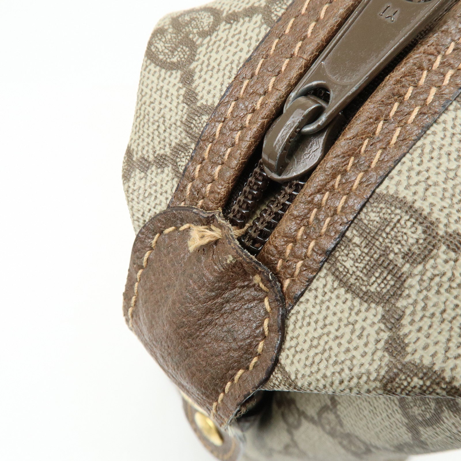 GUCCI Sherry Interlocking G GG Supreme Tote Bag Beige 012・39・6211