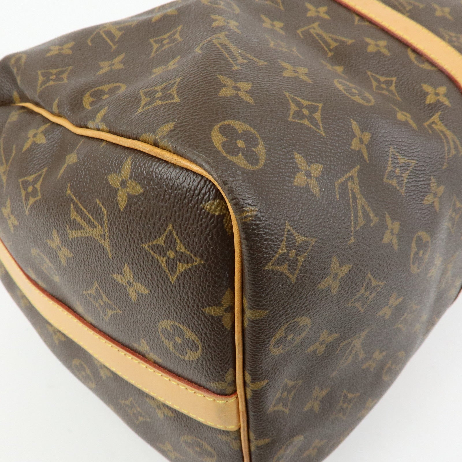 Louis Vuitton Monogram Keep All Bandouliere 50 Boston Bag M41416