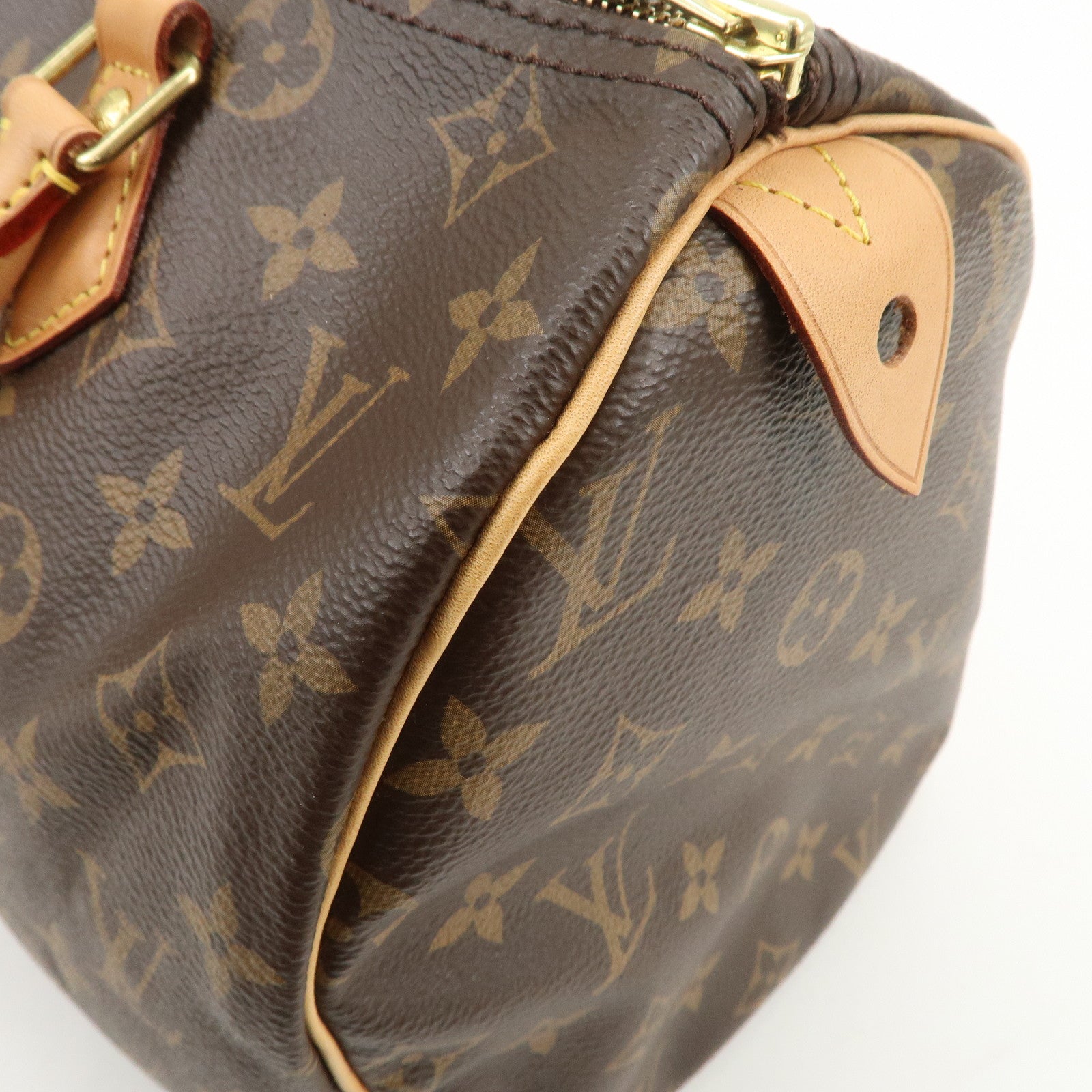 Louis Vuitton Monogram Speedy 30 Boston Bag Hand Bag Brown M41108