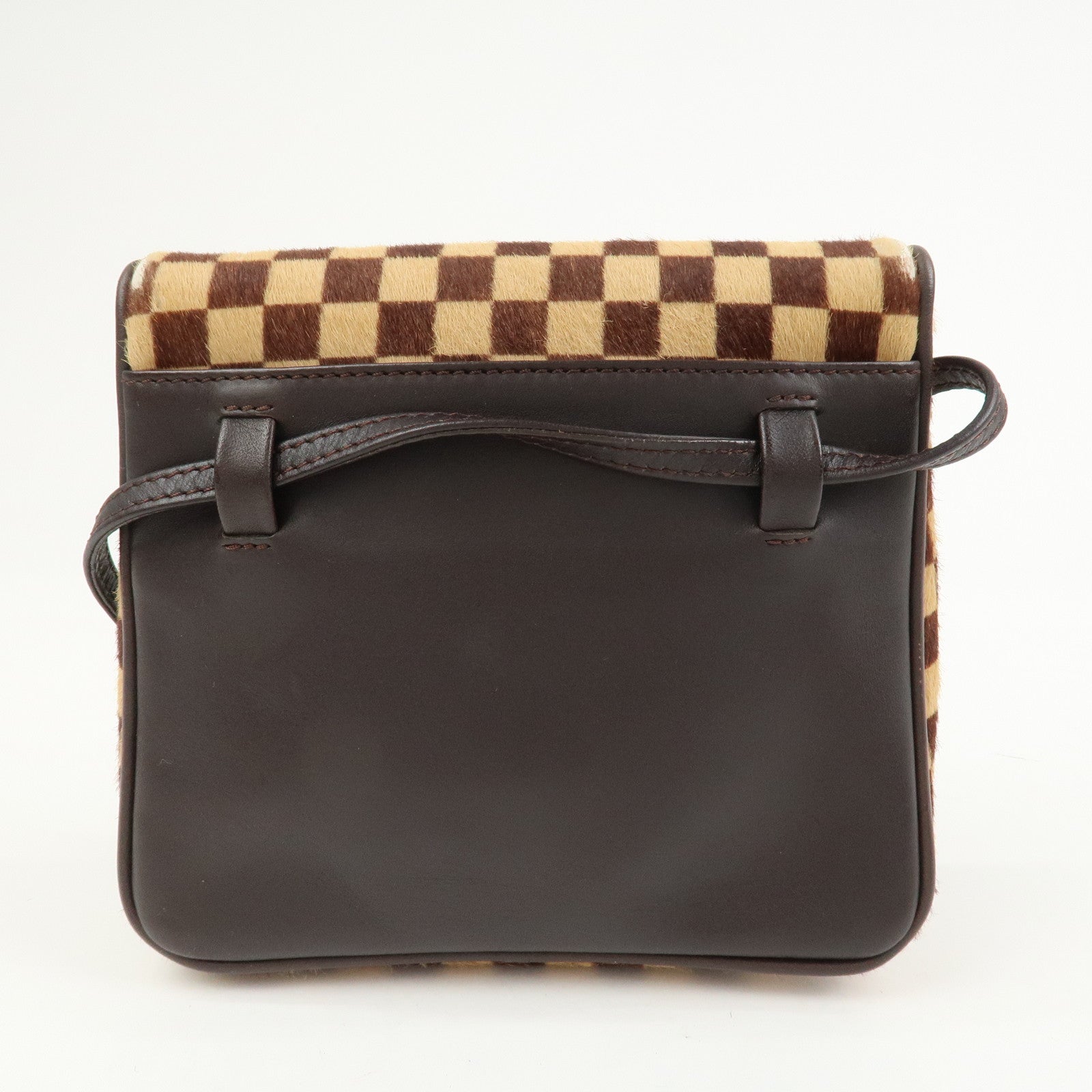 Louis Vuitton Damier Sauvage Gazelle Shoulder Bag Beige M92130