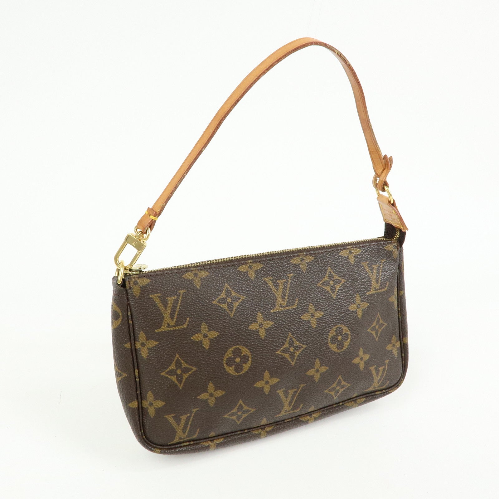 Louis Vuitton Monogram Pochette Accessoires Pouch Hand Bag M51980