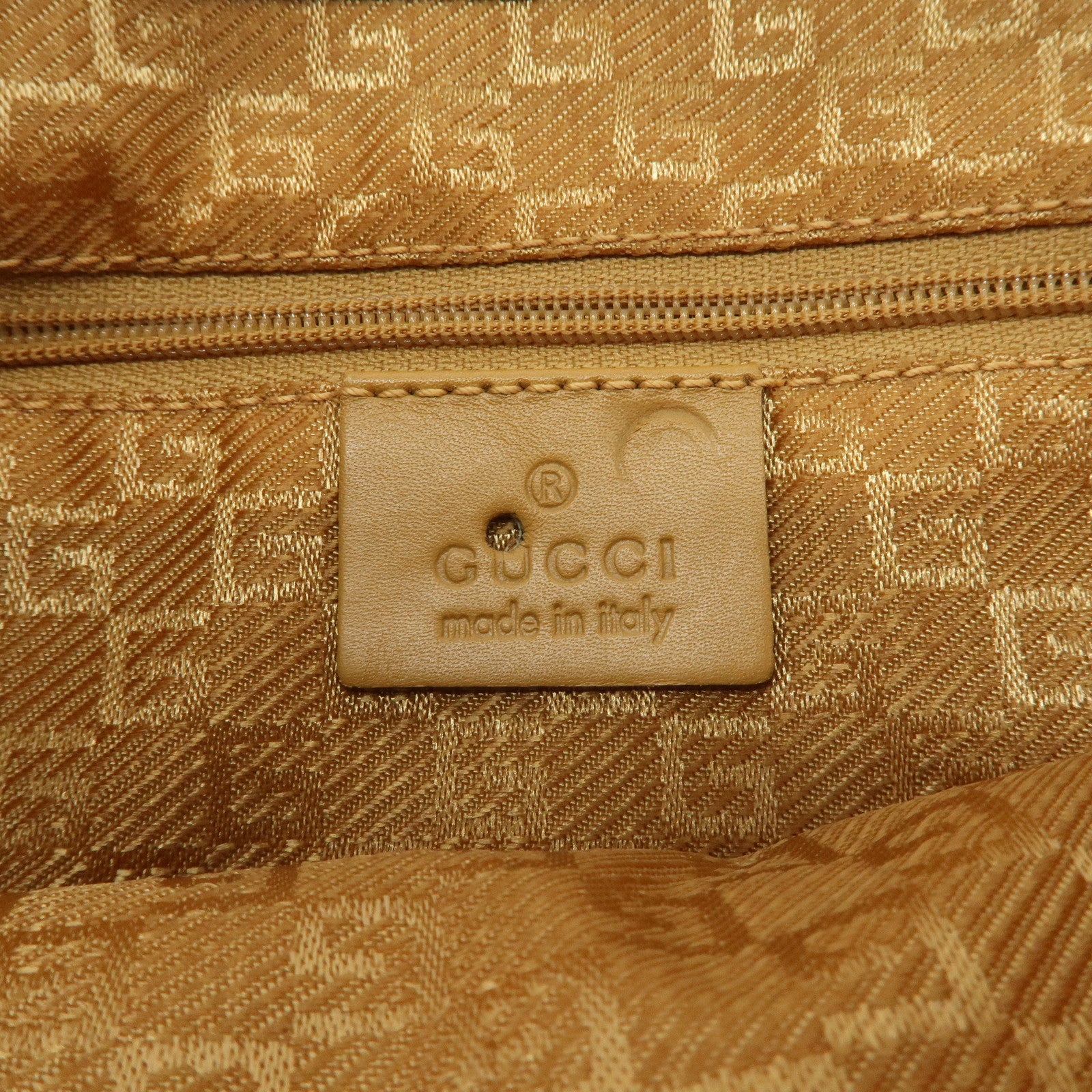 GUCCI Bamboo Suede Leather Shoulder Bag Orange 001・4060・002058