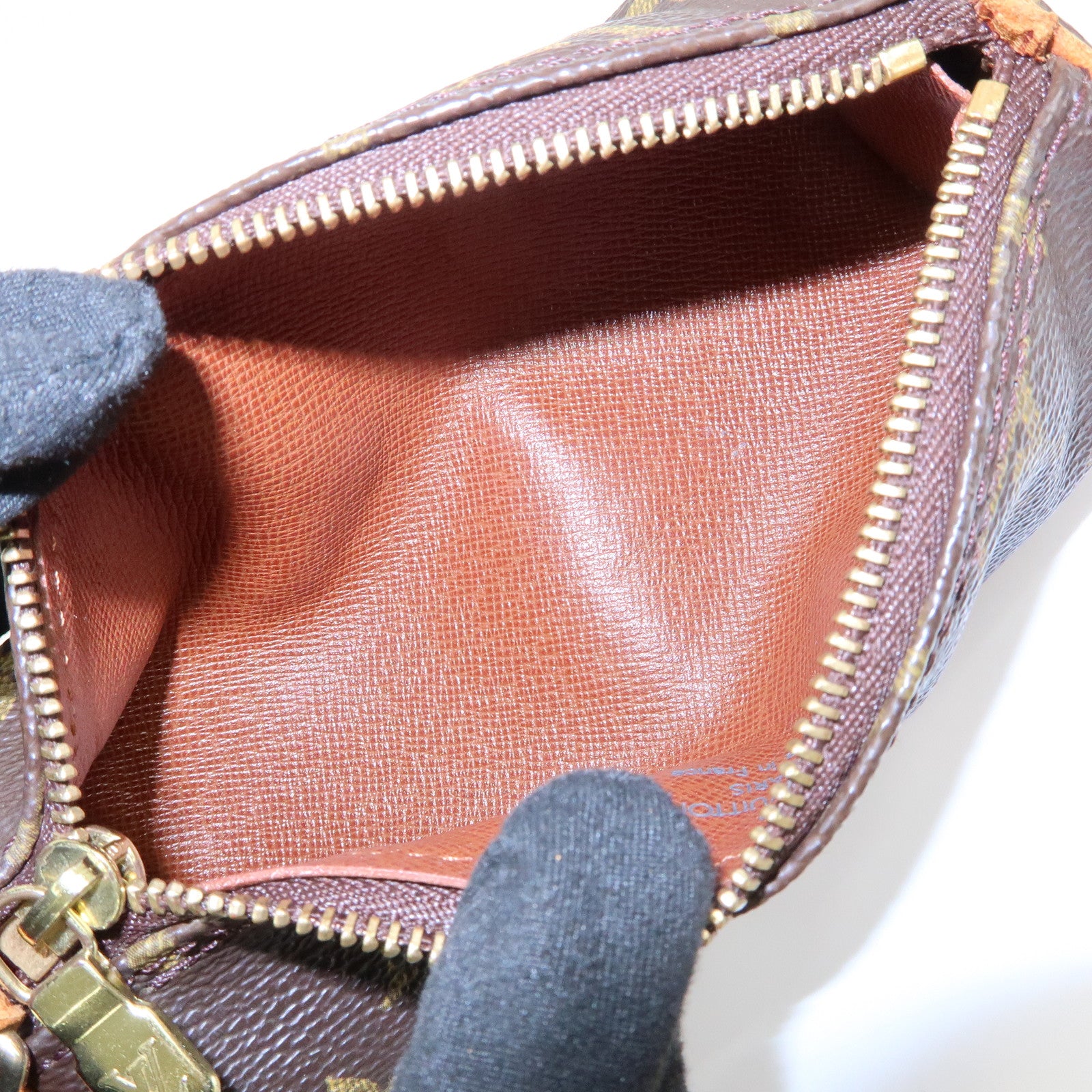 Louis Vuitton Monogram Mini Pouch for Papillon Bag Brown