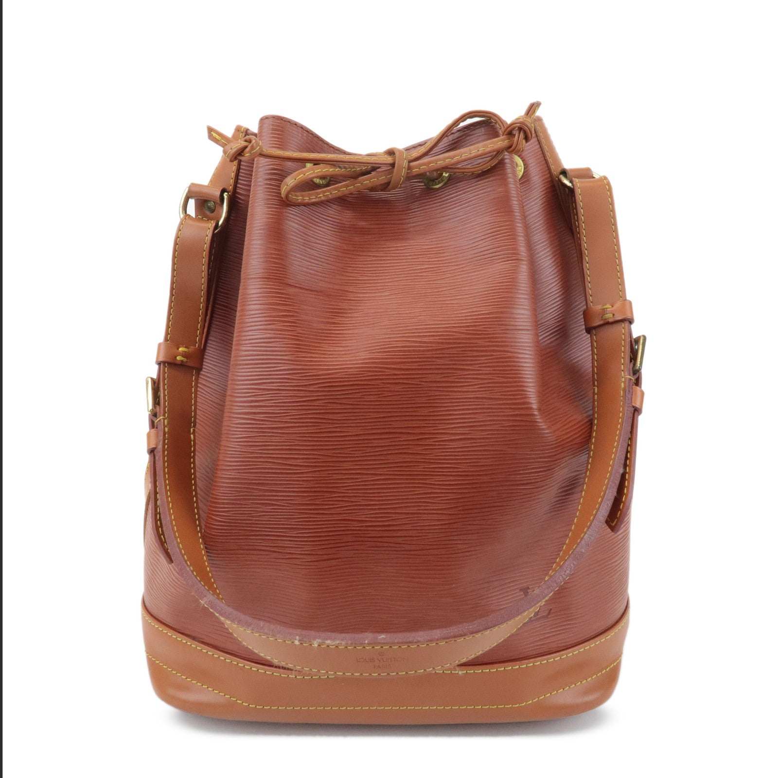 Louis Vuitton Epi Noe Bi-Color Shoulder Bag Kenya Brown M44028 Used