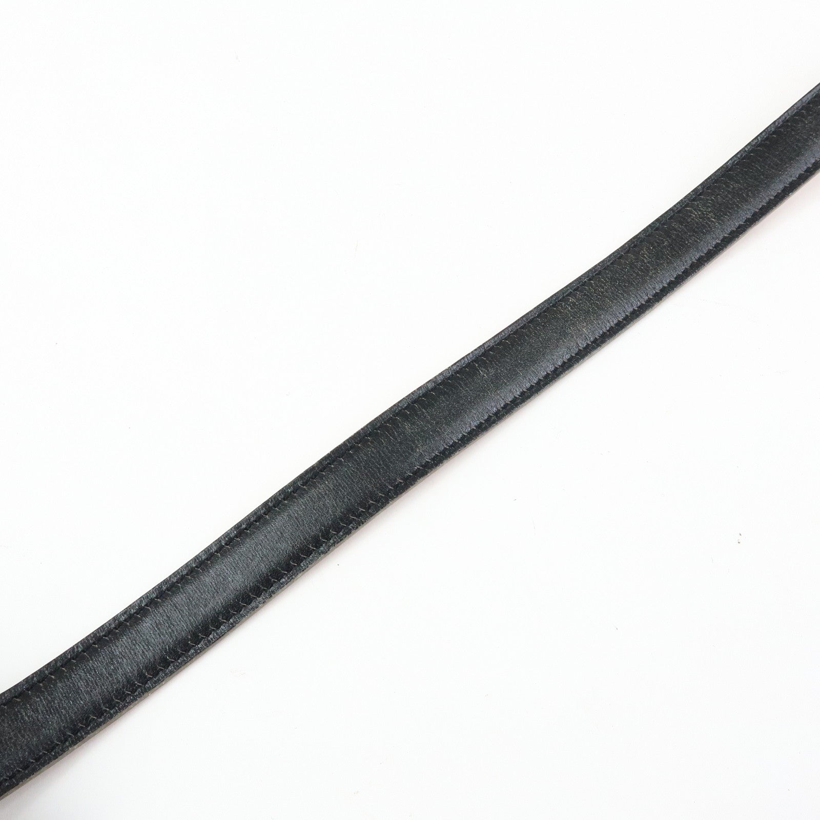 HERMES Mini H Buckle Reversible Constance Calf Belt 75 Black Camel