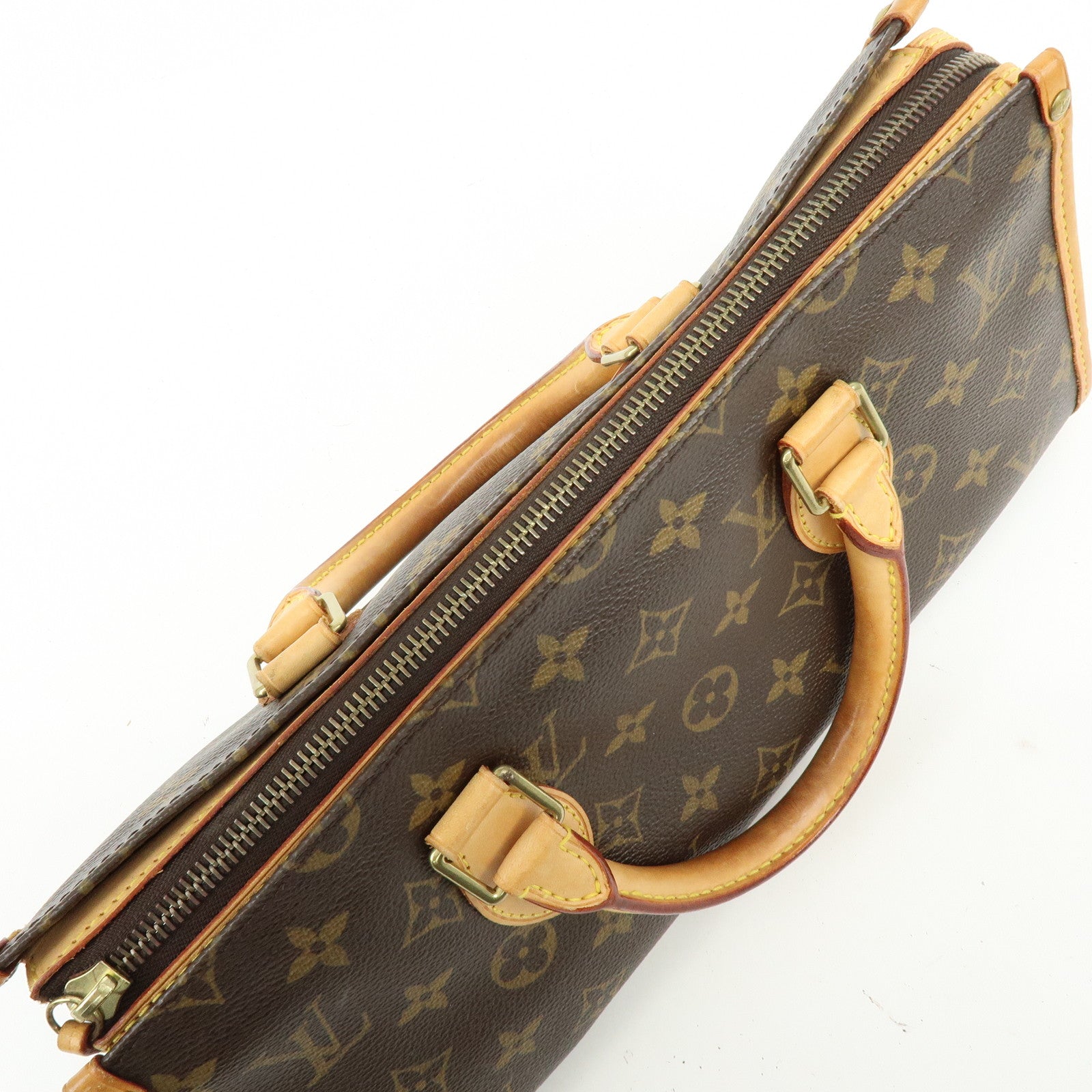 Louis Vuitton Monogram Canvas Popincourt Hand Bag Brown M40009
