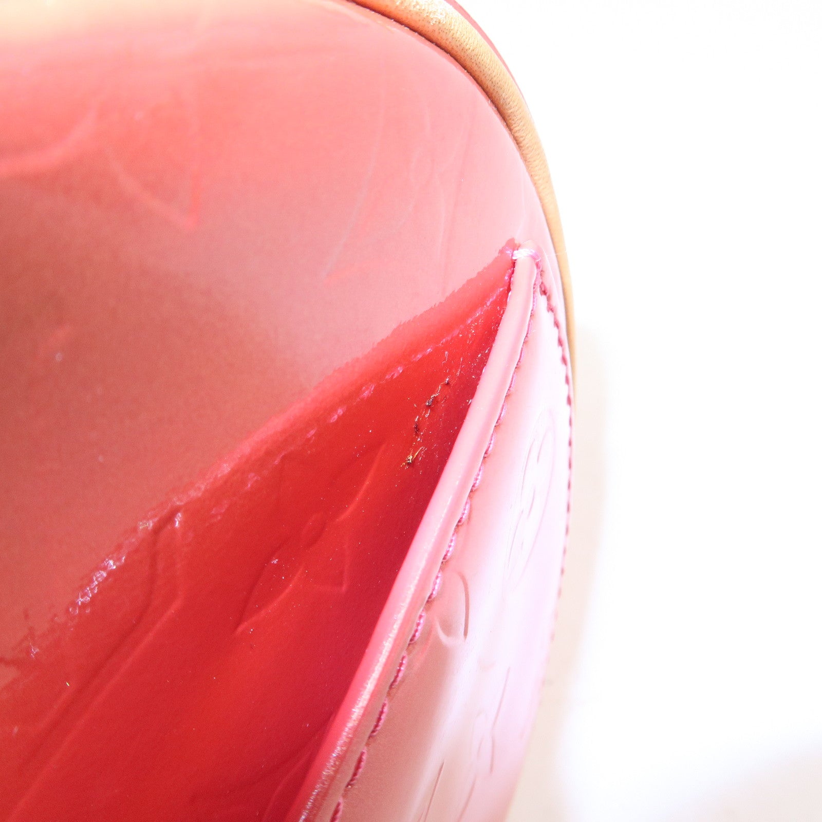 Louis Vuitton Monogram Vernis Leather Bedford Shoulder Hand Bag Framboise M9133F