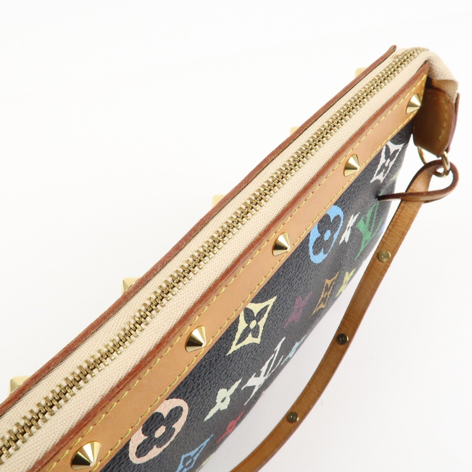 Louis Vuitton Monogram Multicolor Pochette Accessoires Noir M92648 Used