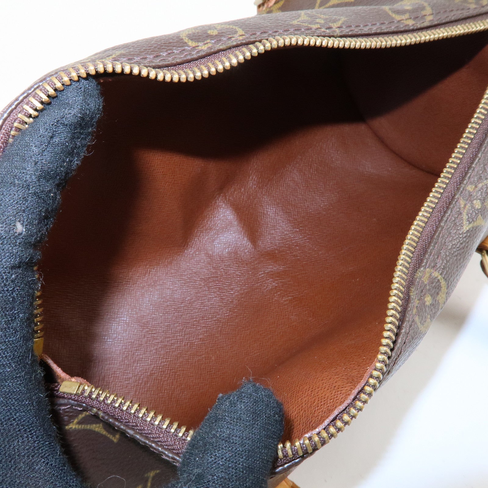 Louis Vuitton Monogram Papillon 26 Hand Bag Shoulder Bag Brown M51386 Used