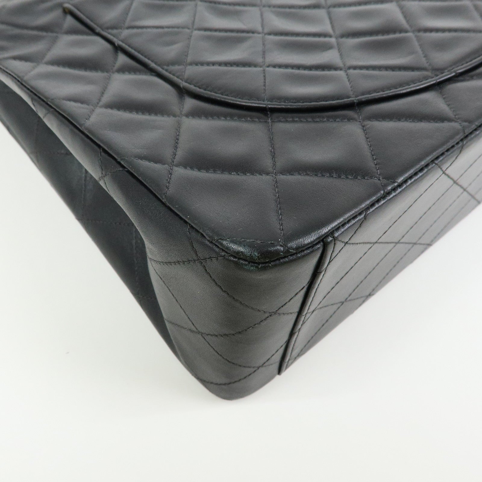 CHANEL Matelasse COCO Mark Chain Lamb Skin Shoulder Bag A01094