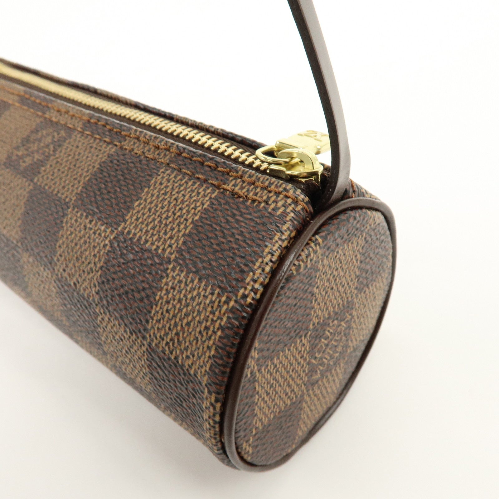 Louis Vuitton Damier Ebene Mini Pouch for Papillon Bag Brown