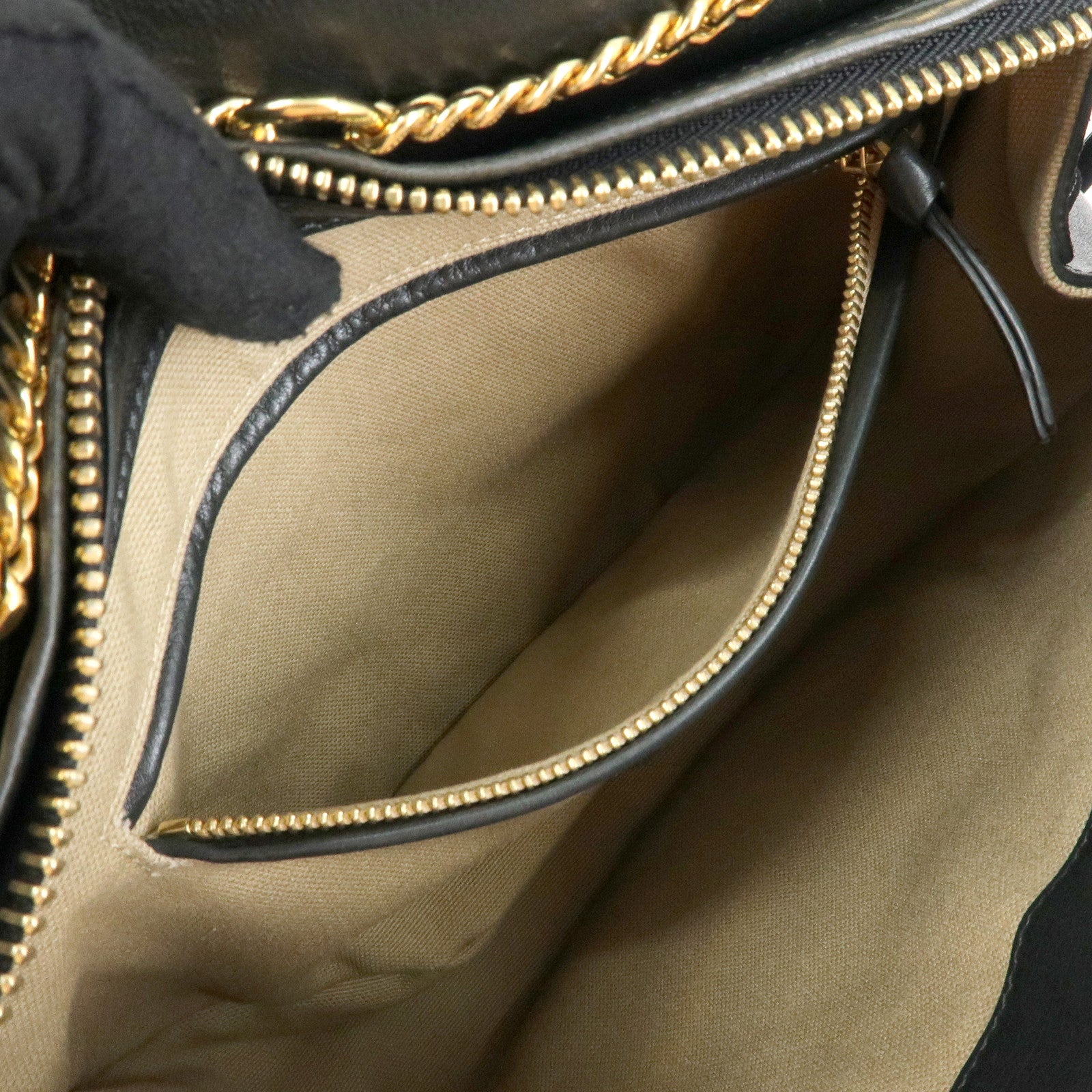 Chloe Goldie Leather 2Way Bag Shoulder Bag Hand Bag Black