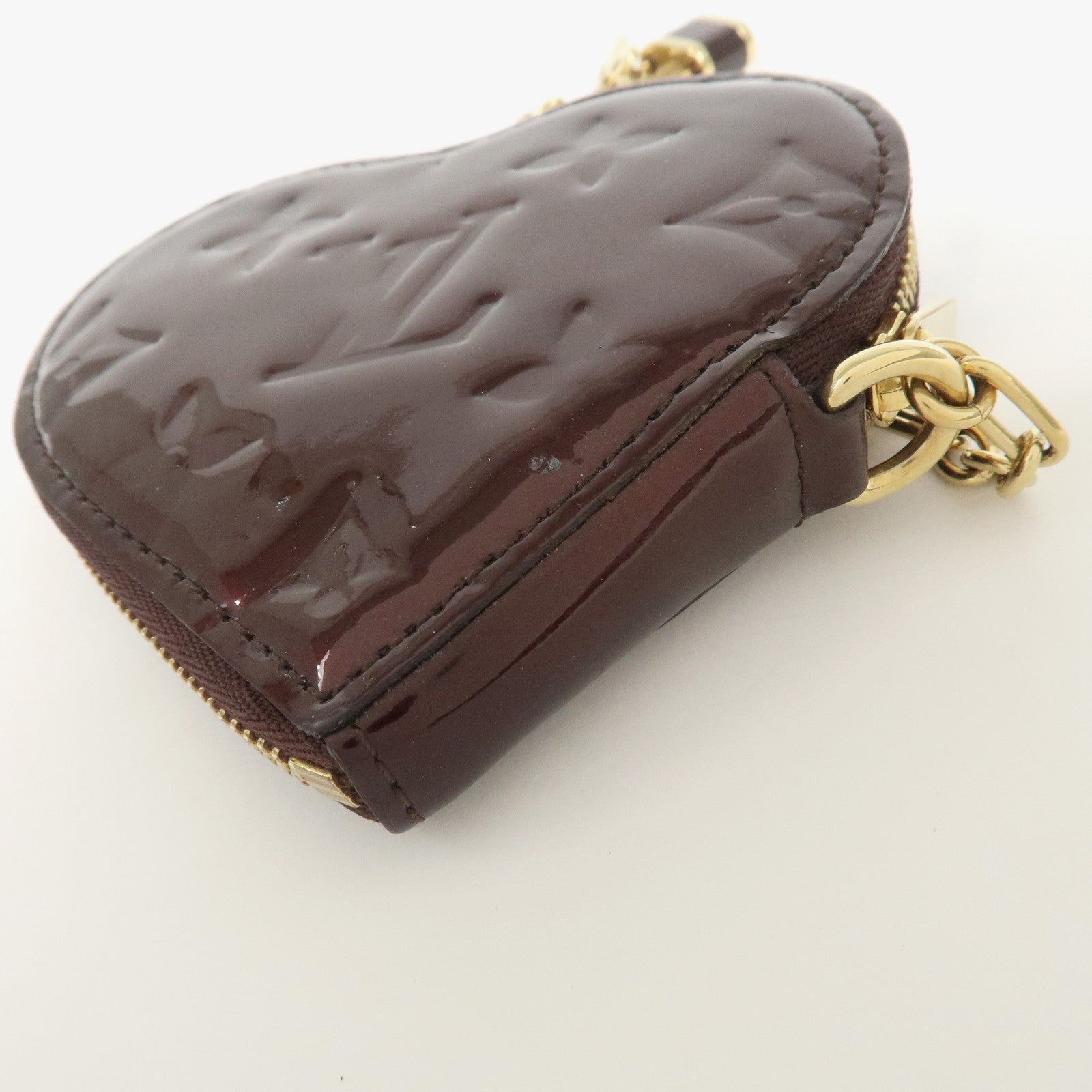 Louis Vuitton Monogram Vernis Porte Monnaie Coeur Coin Case M93561