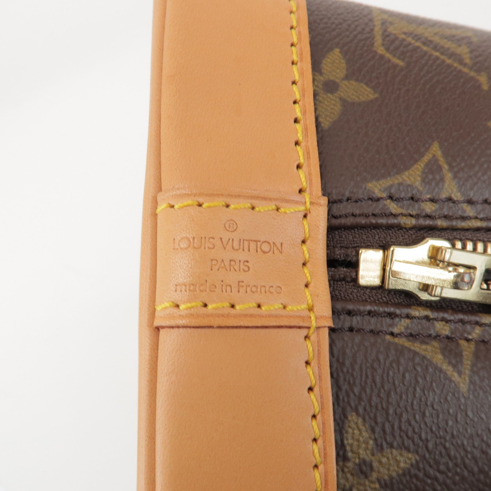 Louis Vuitton Monogram Alma Hand Bag Brown M51130