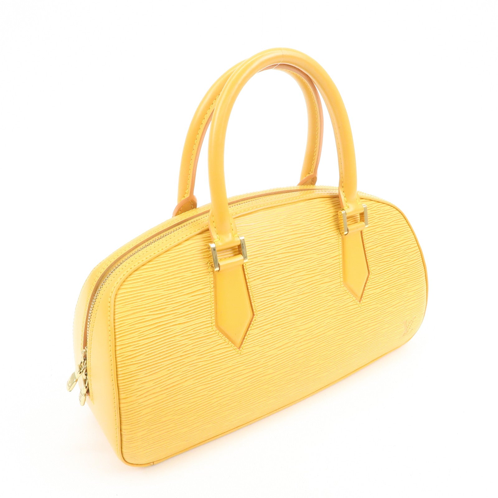 Louis Vuitton Epi Leather Jasmine Hand Bag Tassilli Yellow M52089