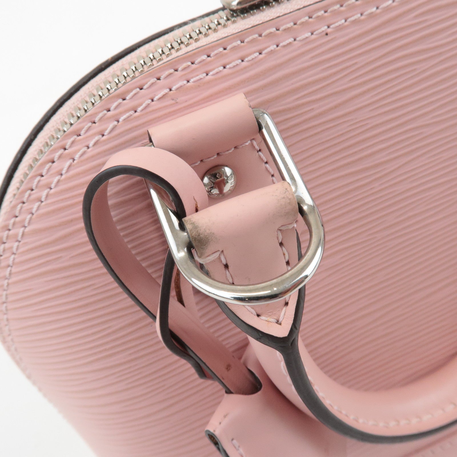 Louis Vuitton Epi Alma BB 2Way Hand Bag Rose Ballerine M41327 Used