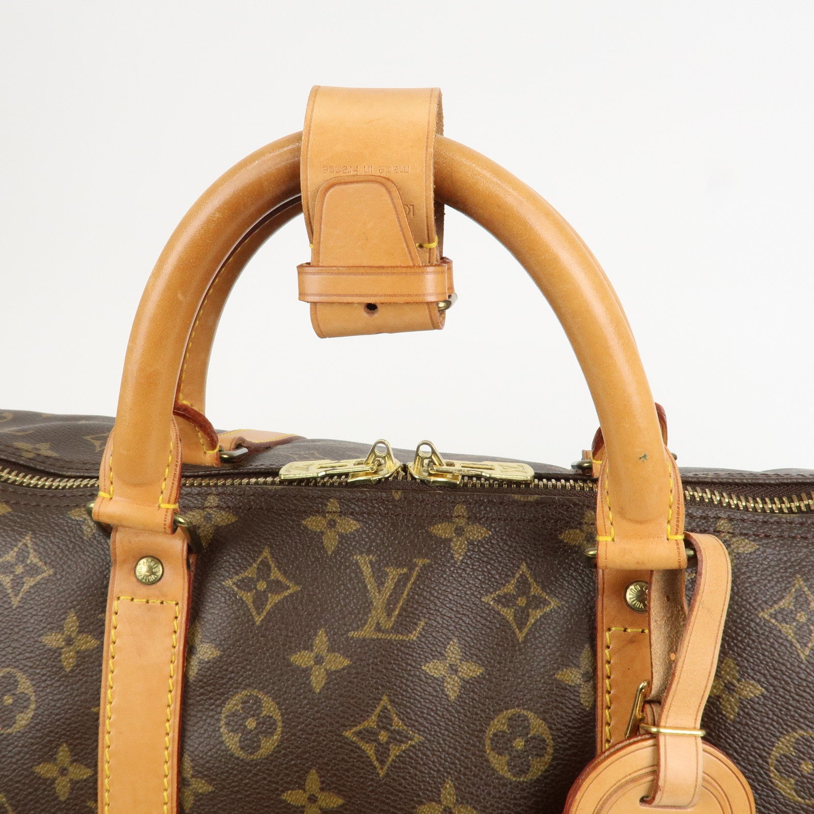 Louis Vuitton Monogram Keep All 60 Boston Bag Brown M41422