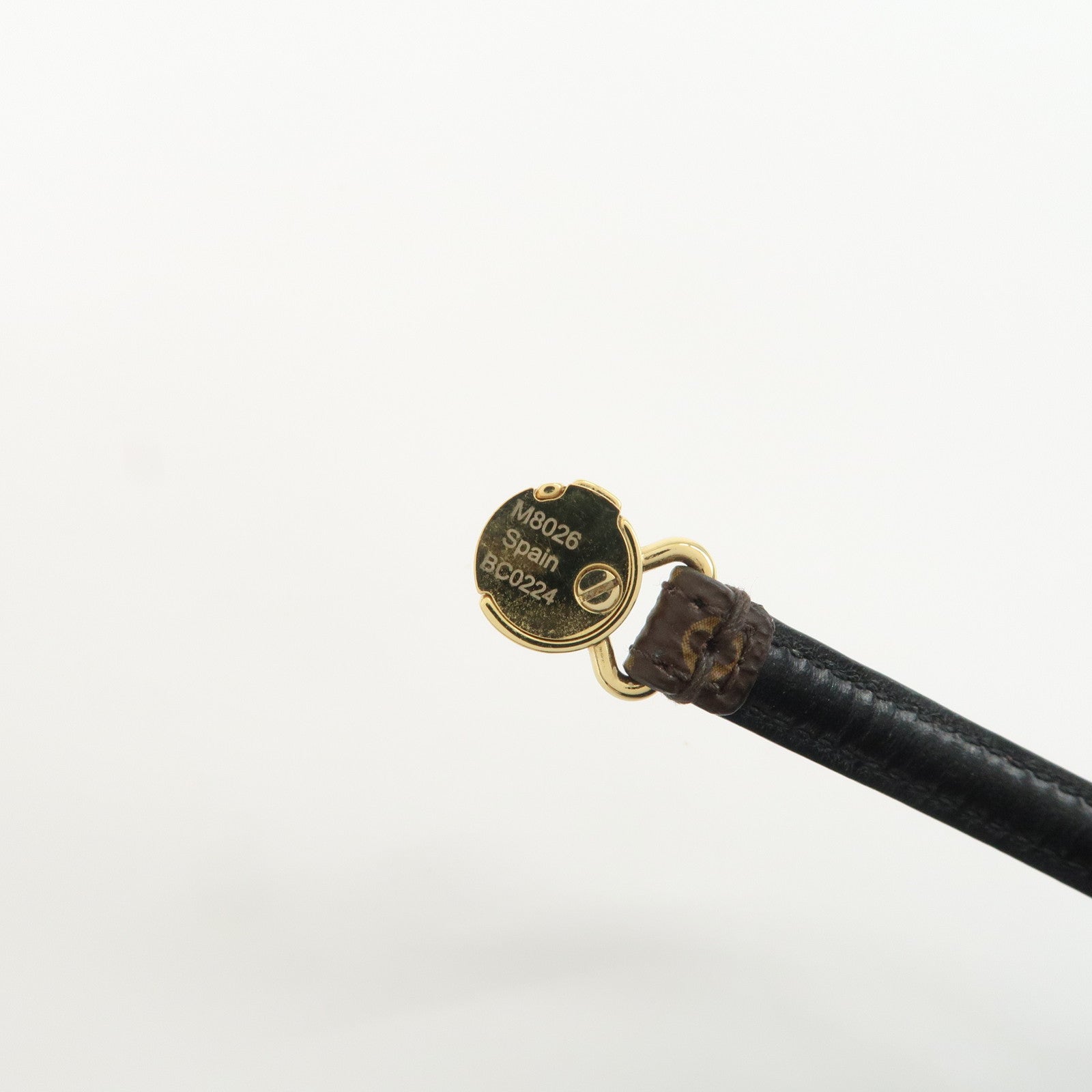 Louis Vuitton Monogram LV Click It Canvas Bracelet Brown M8026